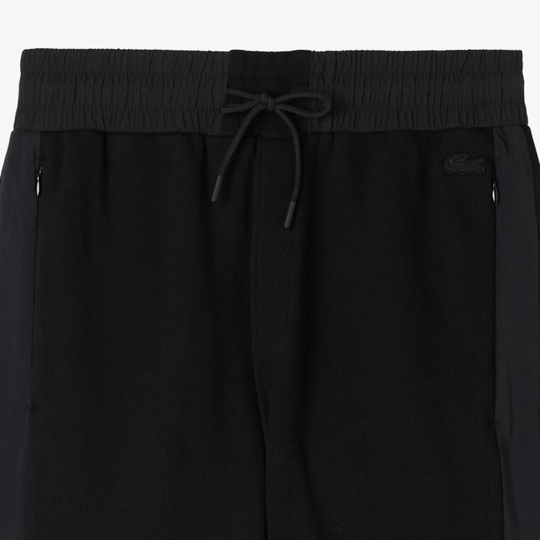 Erkek Classic Fit Siyah Eşofman Altı