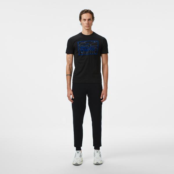 Erkek Classic Fit Siyah Eşofman Altı