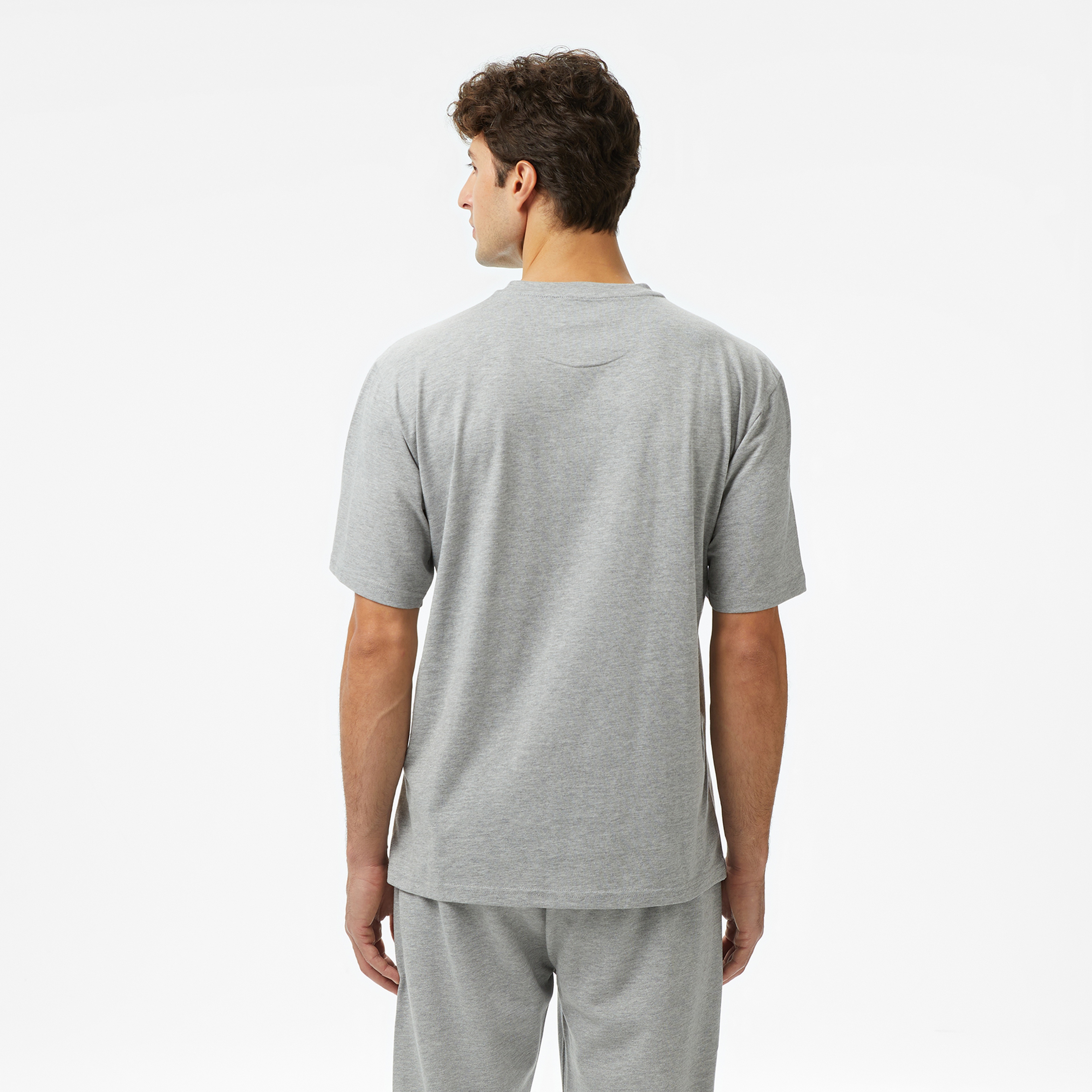 Les Benjamins Erkek Gri T-Shirt