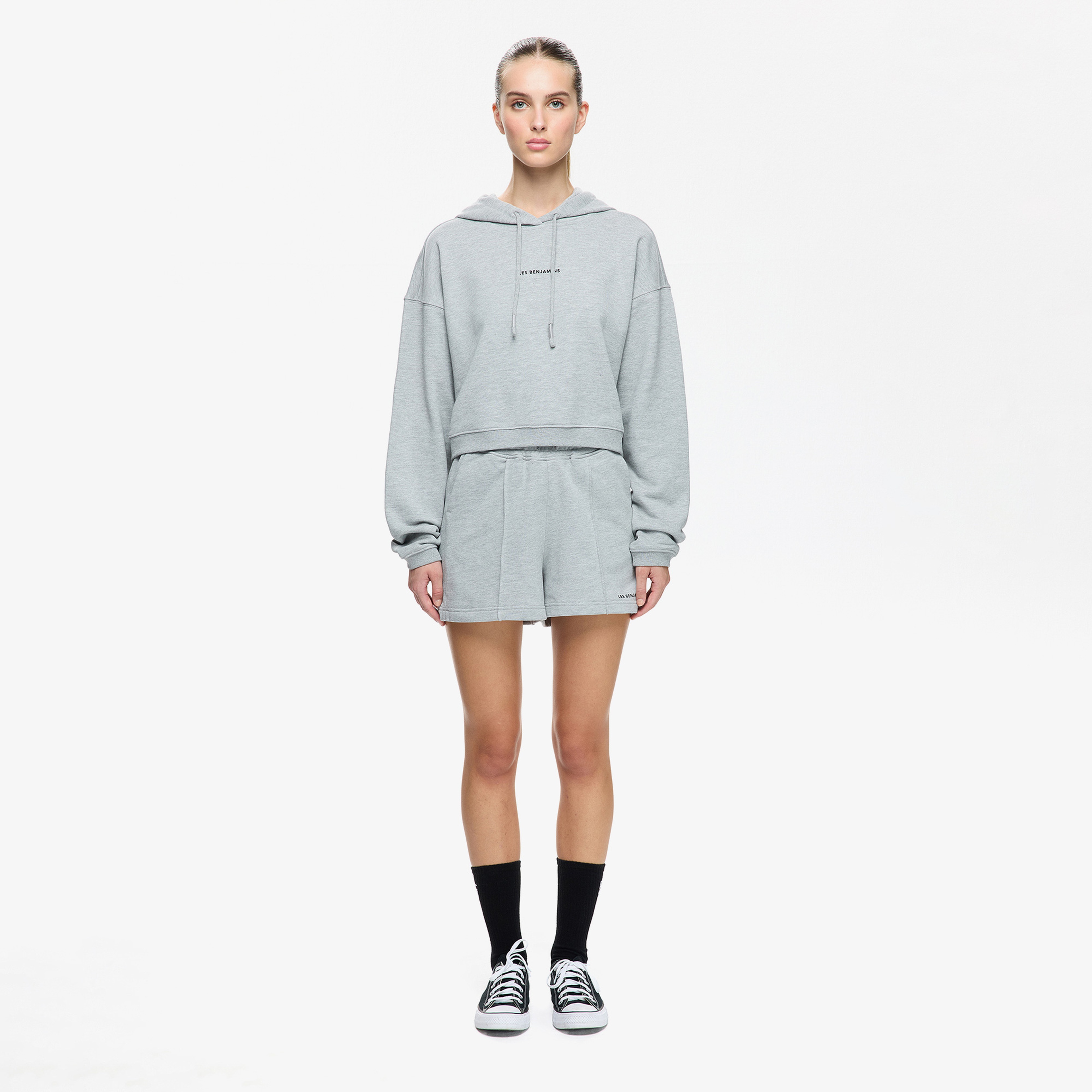 Les Benjamins Kadın Gri Sweatshirt