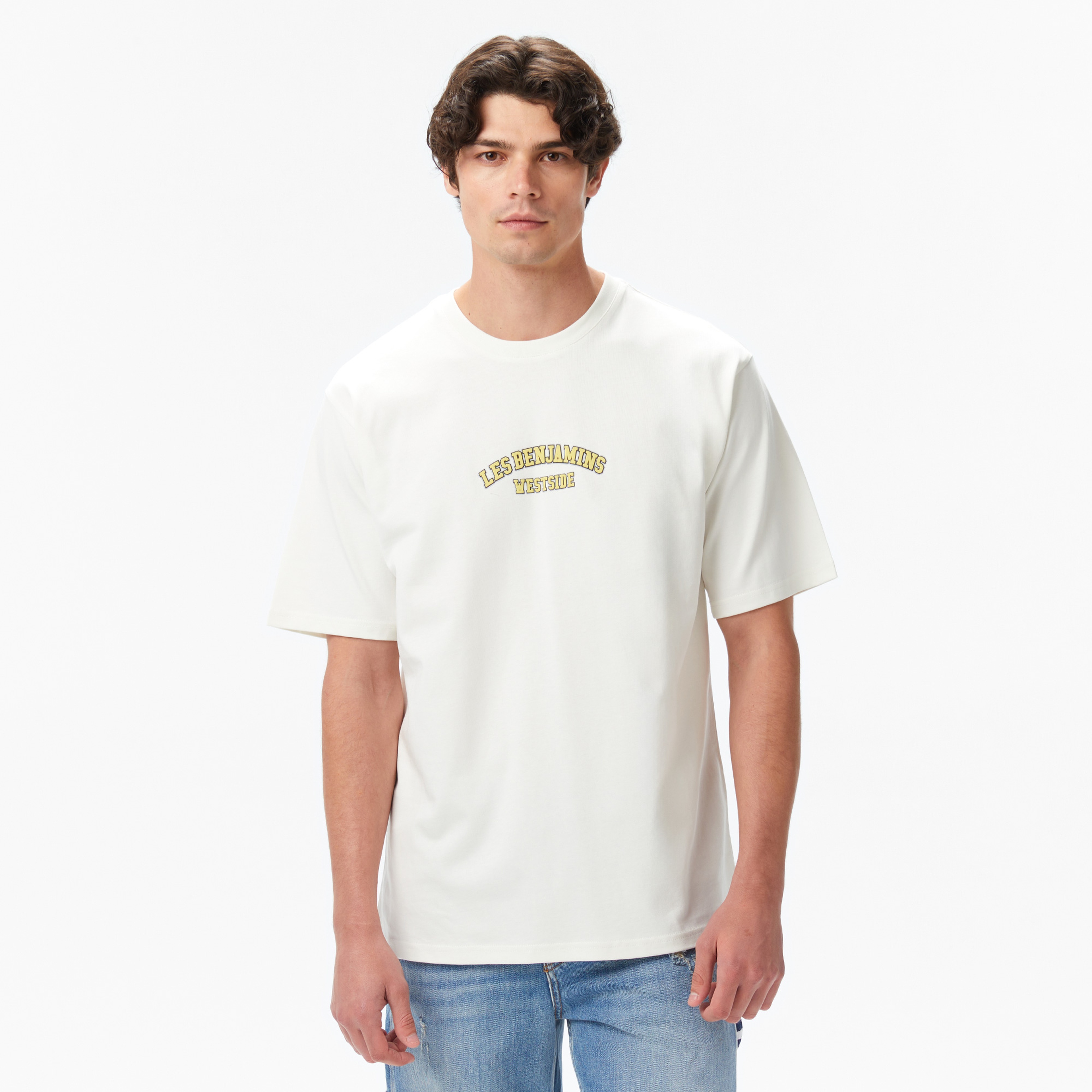 Les Benjamins Erkek Beyaz T-Shirt