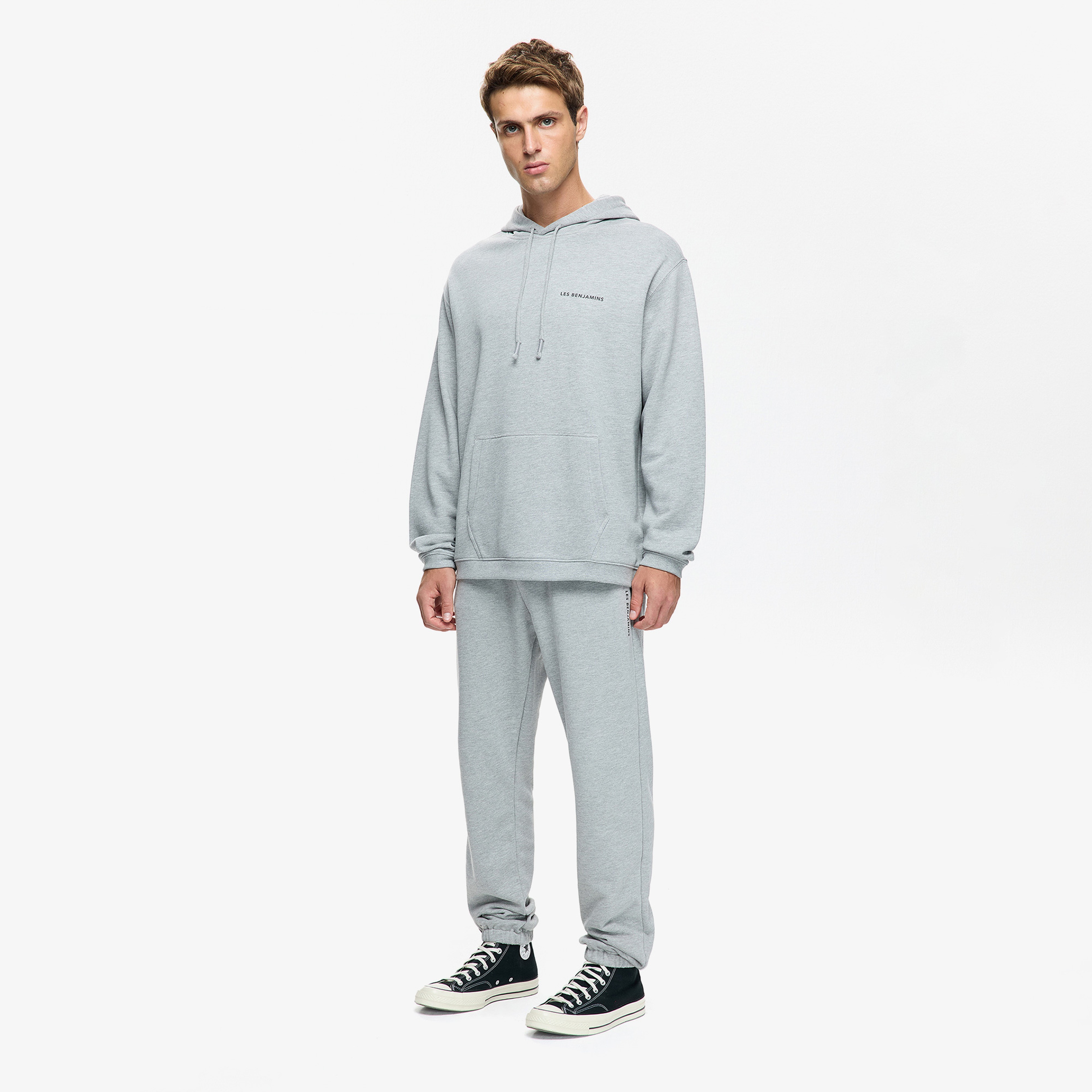 Les Benjamins Erkek Gri Sweatshirt