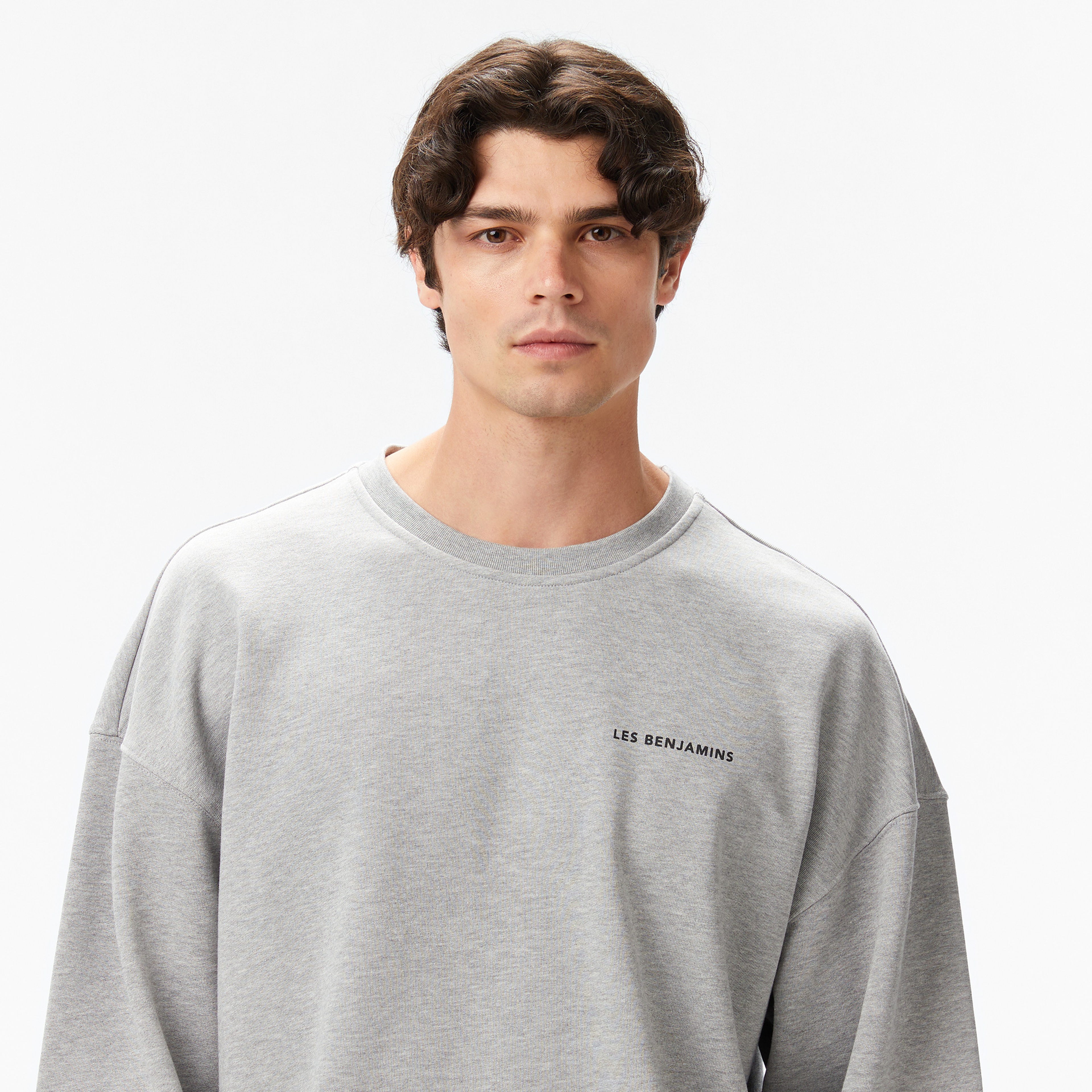 Les Benjamins Erkek Gri Sweatshirt