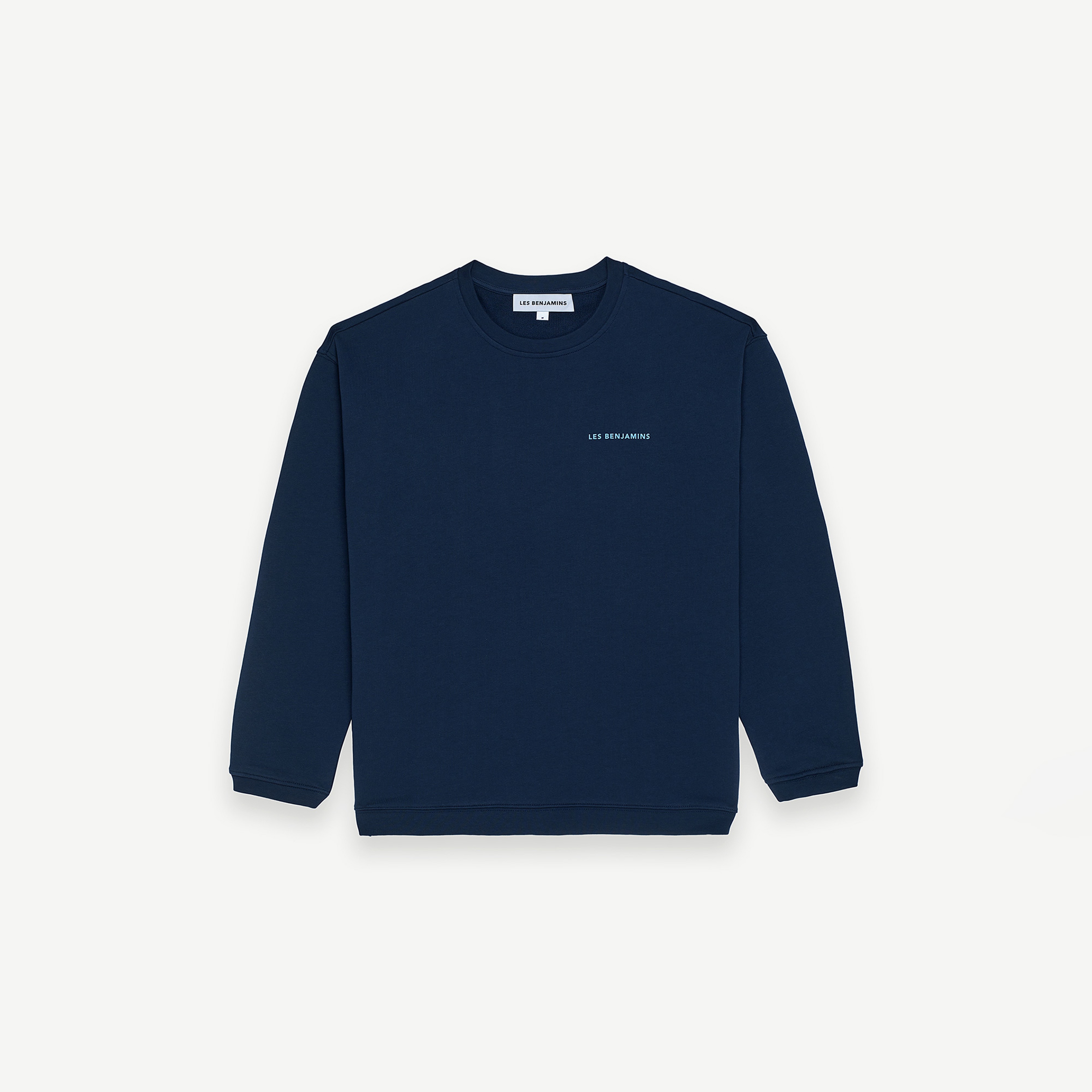 Les Benjamins Erkek Mavi Sweatshirt
