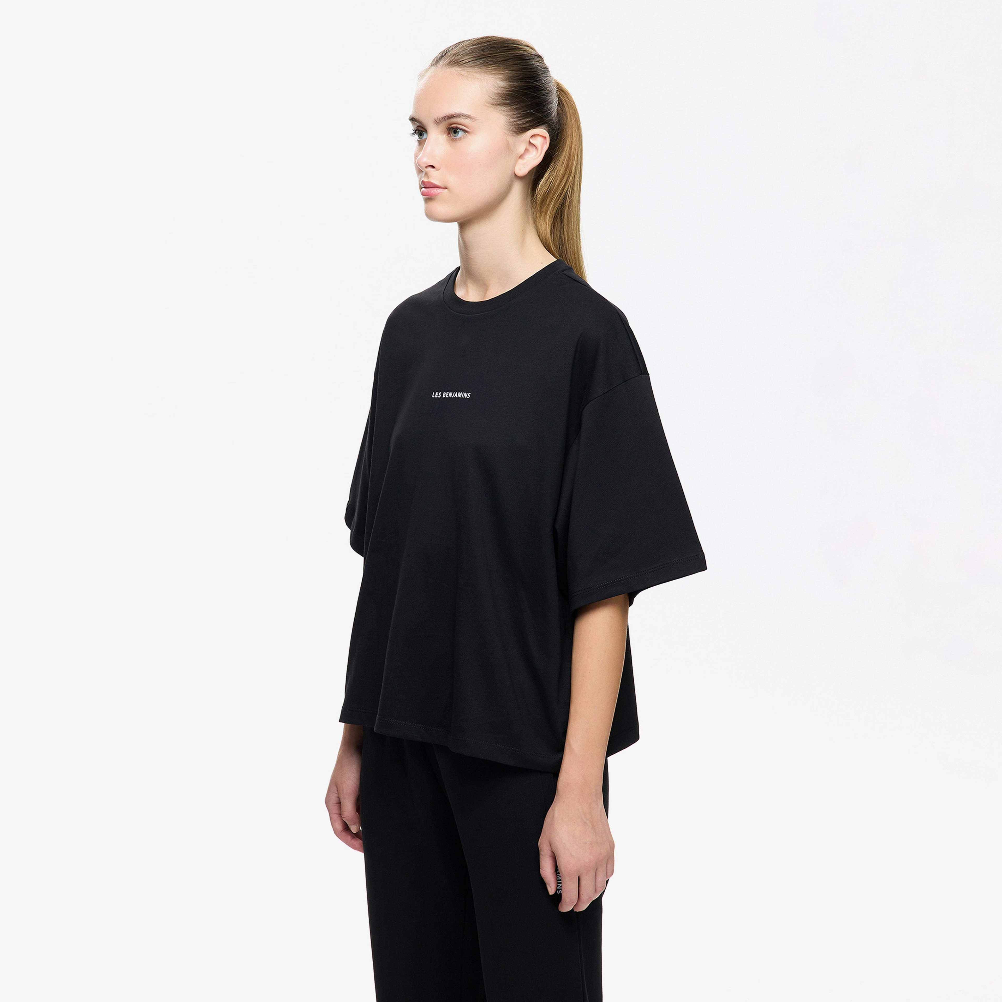 Les Benjamins Kadın Siyah T-Shirt