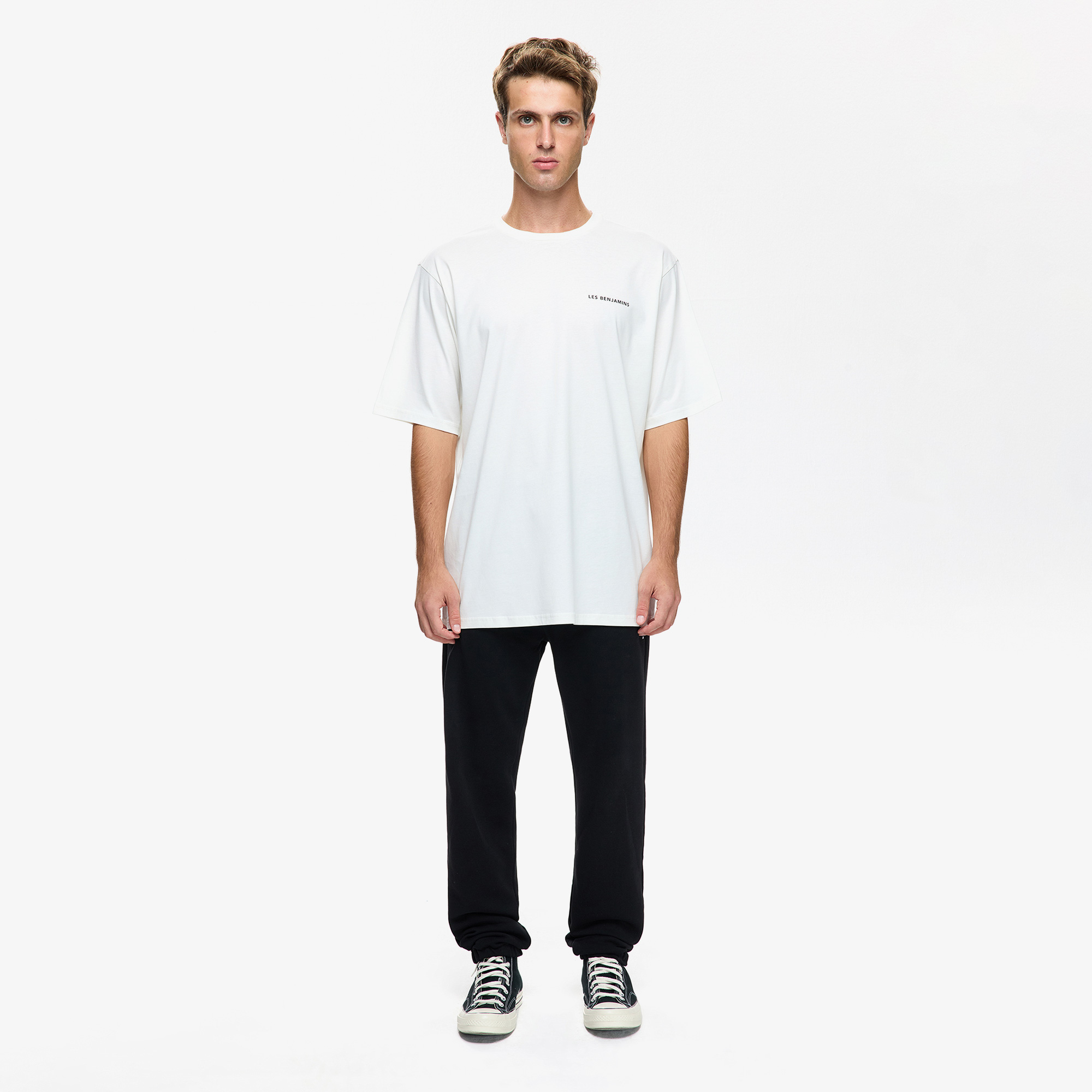 Les Benjamins Erkek Beyaz T-Shirt