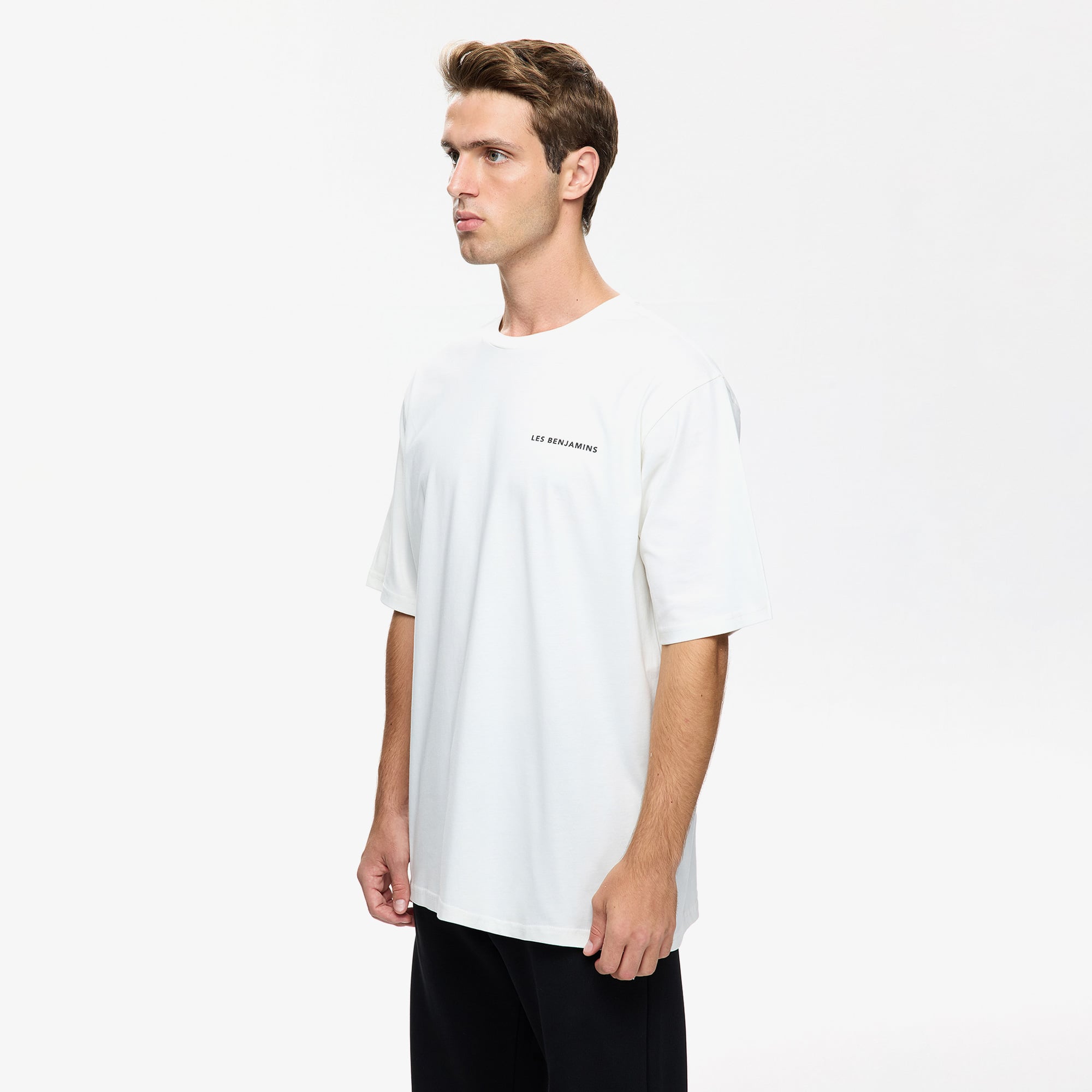 Les Benjamins Erkek Beyaz T-Shirt