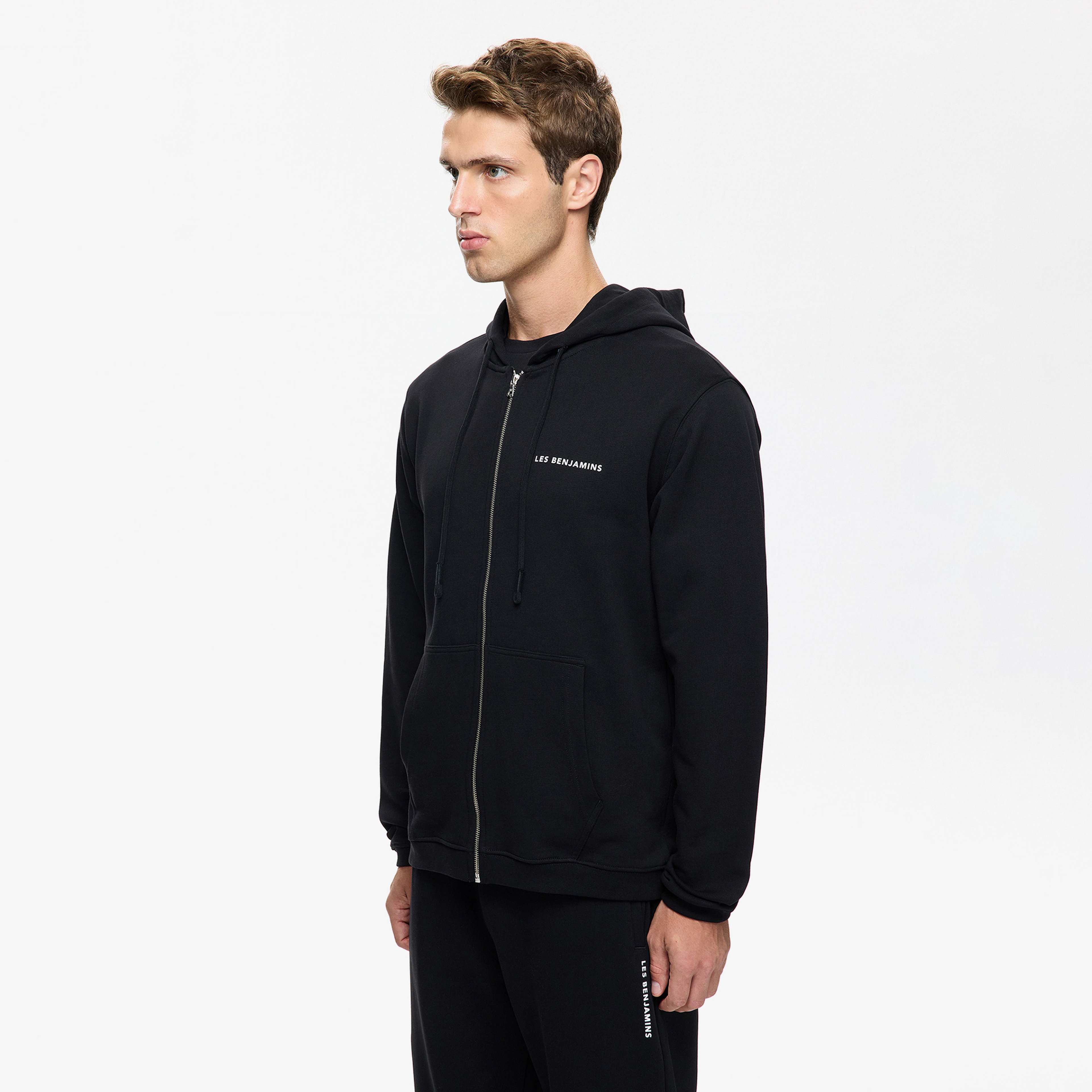 Les Benjamins Erkek Siyah Sweatshirt