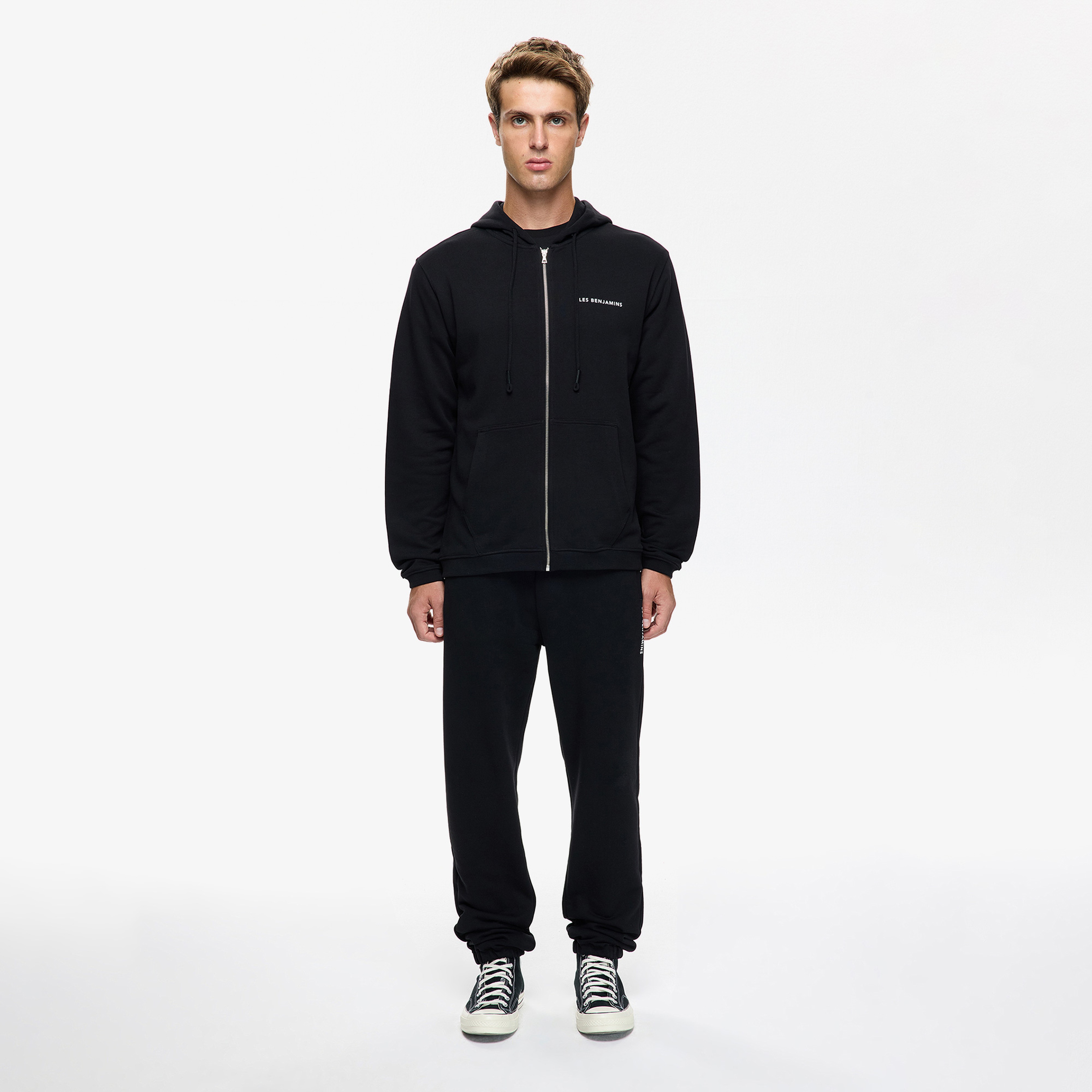 Les Benjamins Erkek Siyah Sweatshirt