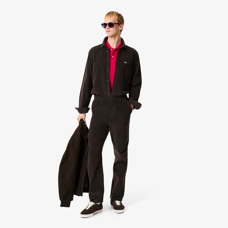 Erkek Regular Fit Kahverengi Pantolon