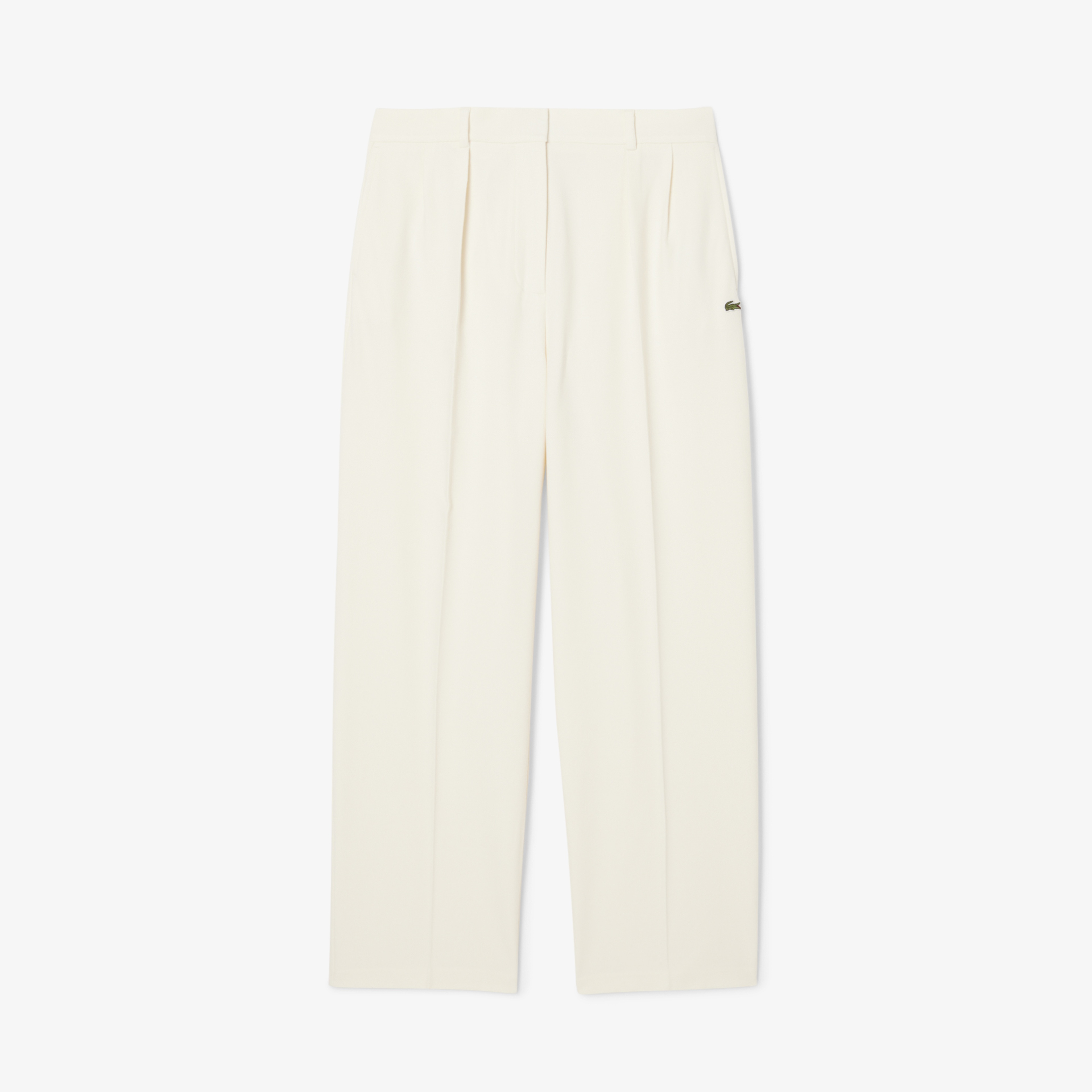 Kadın Oversize Fit Krem Pantolon