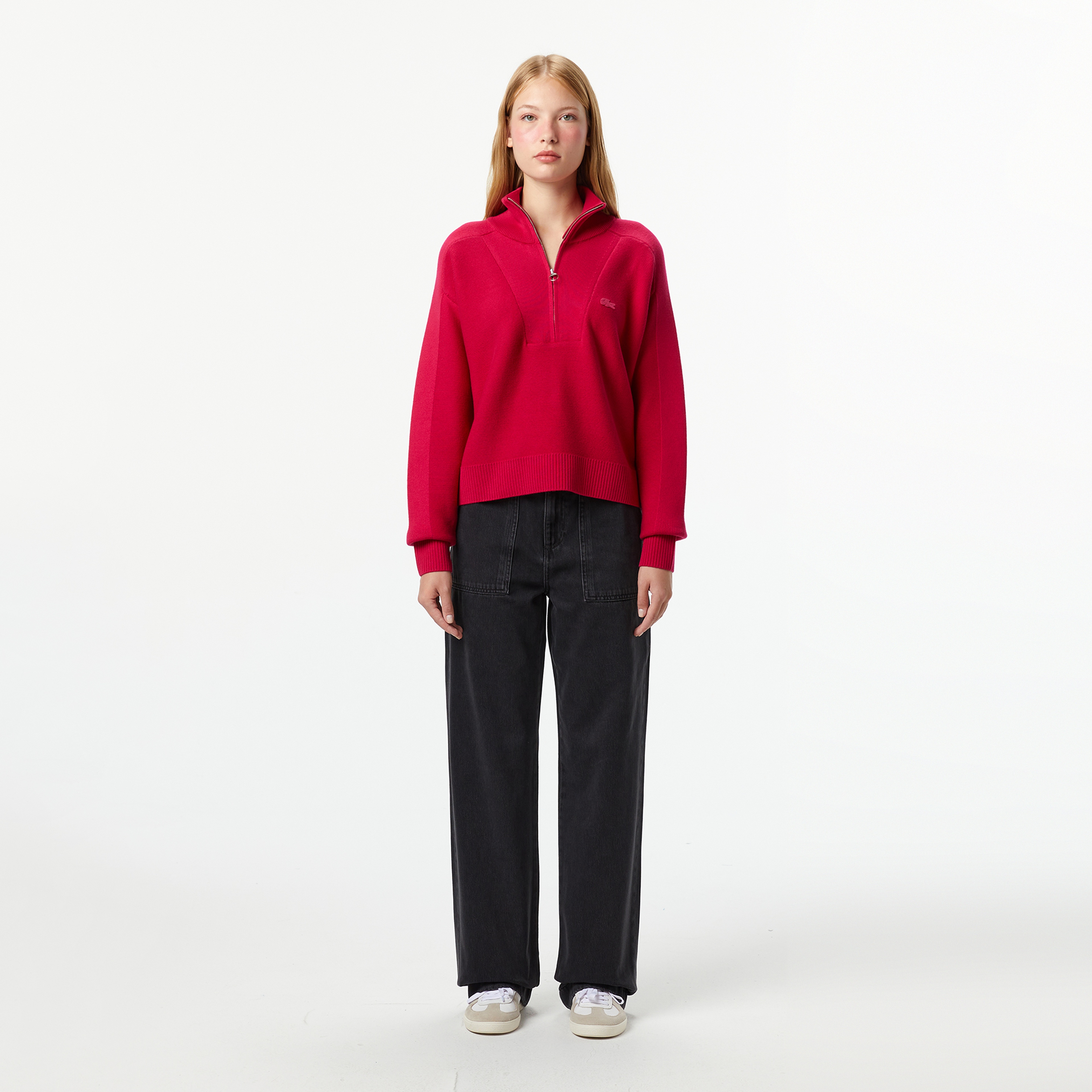 Kadın Stragiht Fit Koyu Gri Pantolon