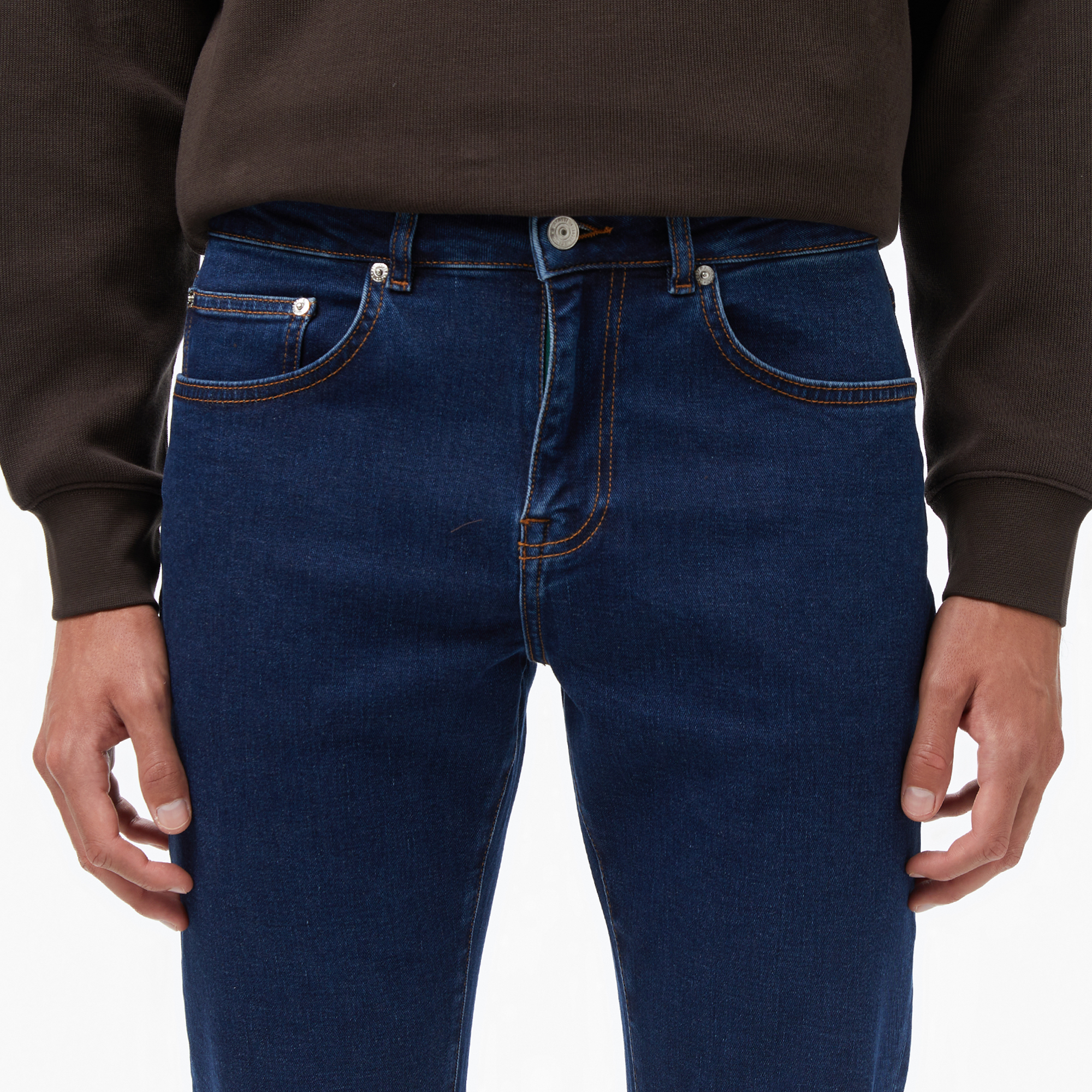 Erkek Regular Fit Lacivert Jean Pantolon