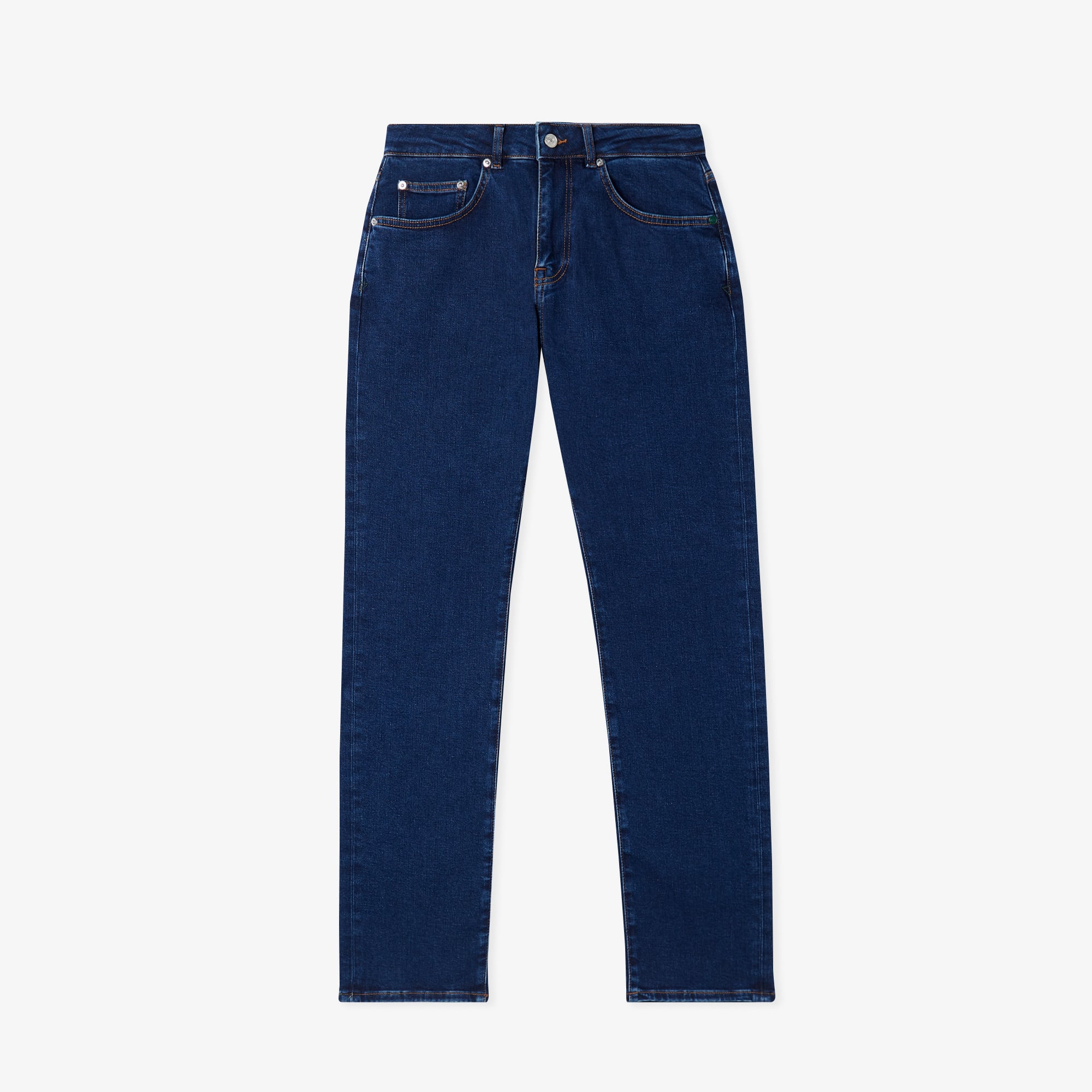 Erkek Regular Fit Lacivert Jean Pantolon