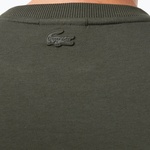 Erkek Bisiklet Yaka Baskılı Haki T-Shirt