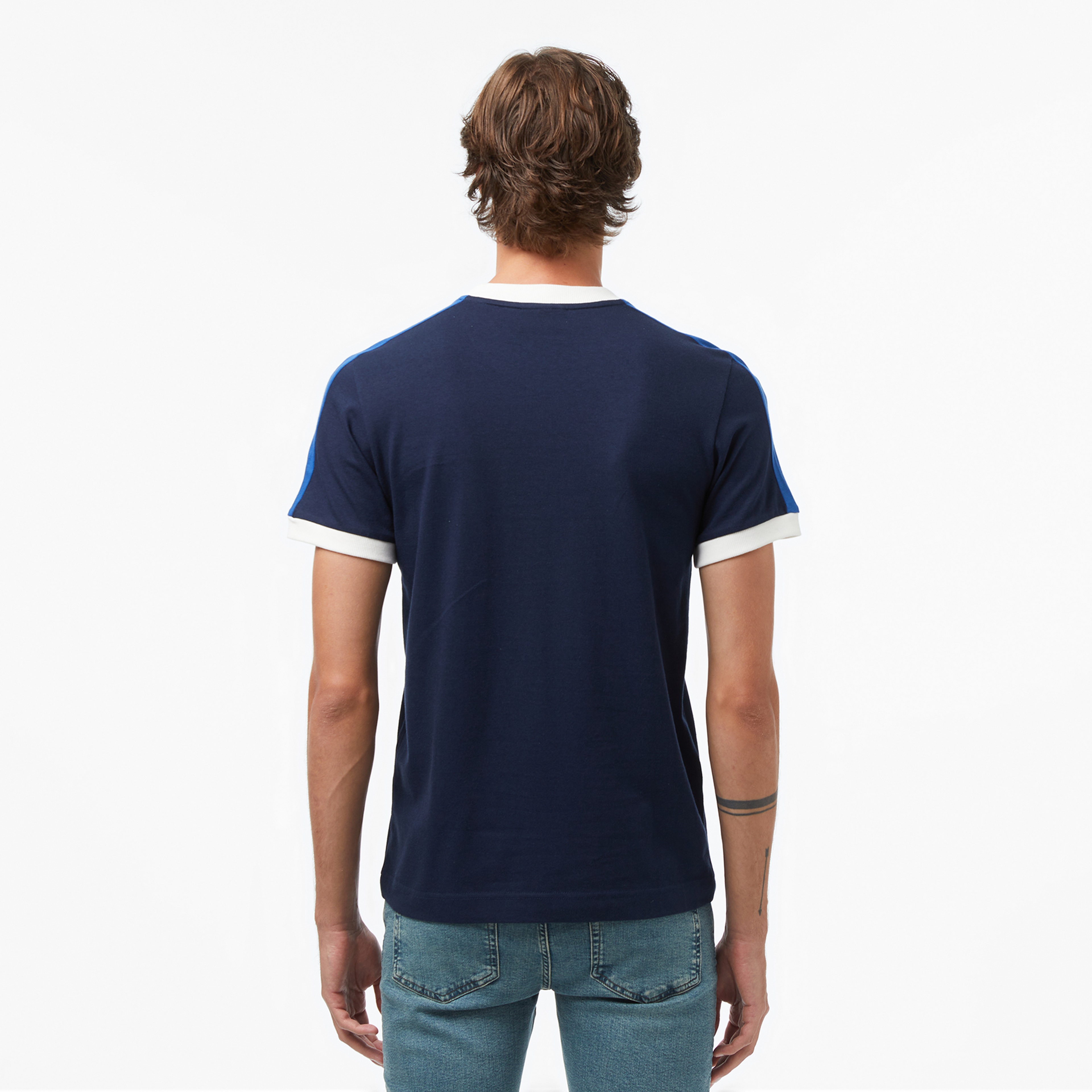 Erkek Regular Fit Lacivert Bisiklet Yaka T-Shirt