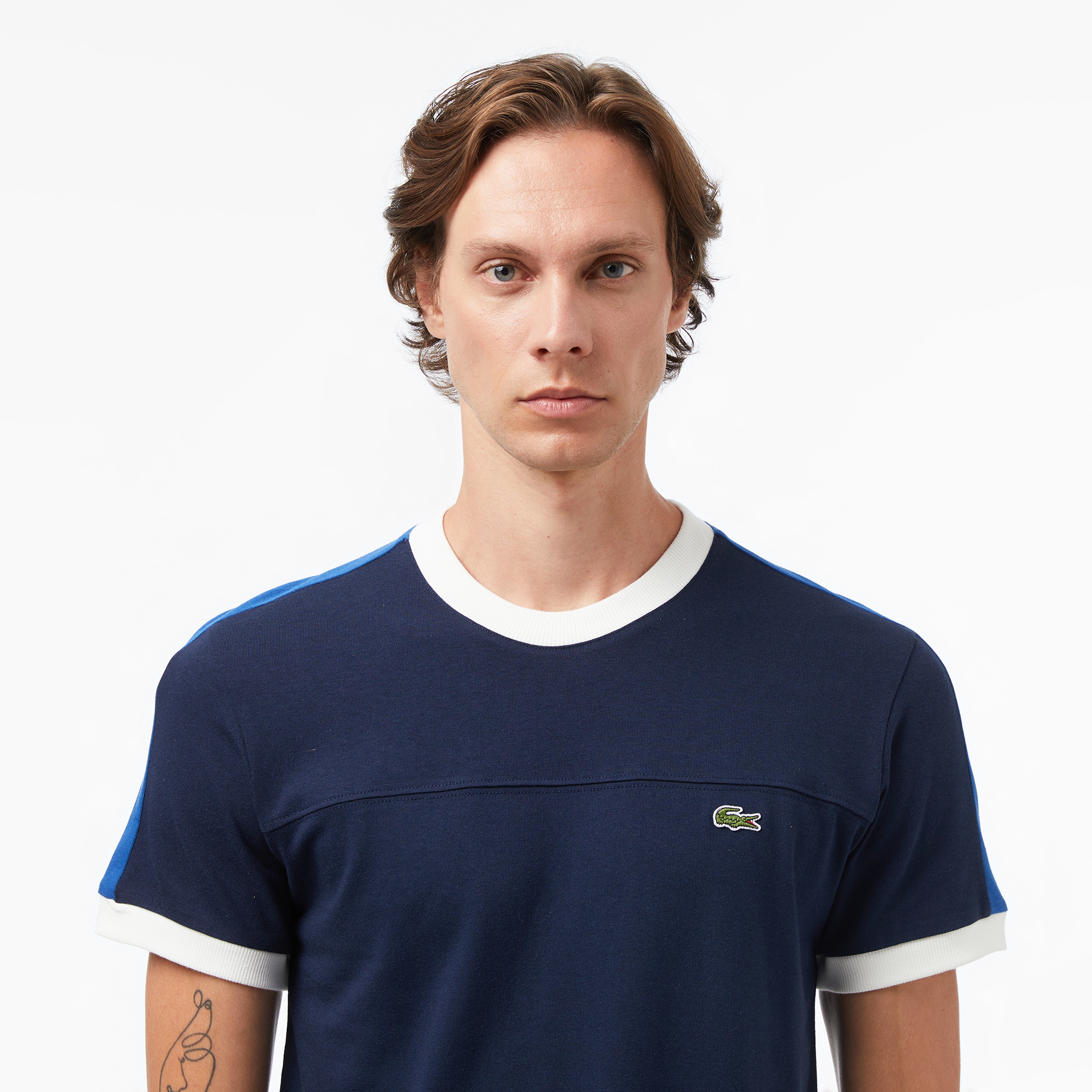 Erkek Regular Fit Lacivert Bisiklet Yaka T-Shirt