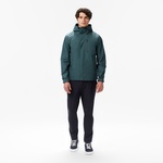 Nautica Erkek Yeşil Regular Fit Kapüşonlu Su Geçirmez Mont