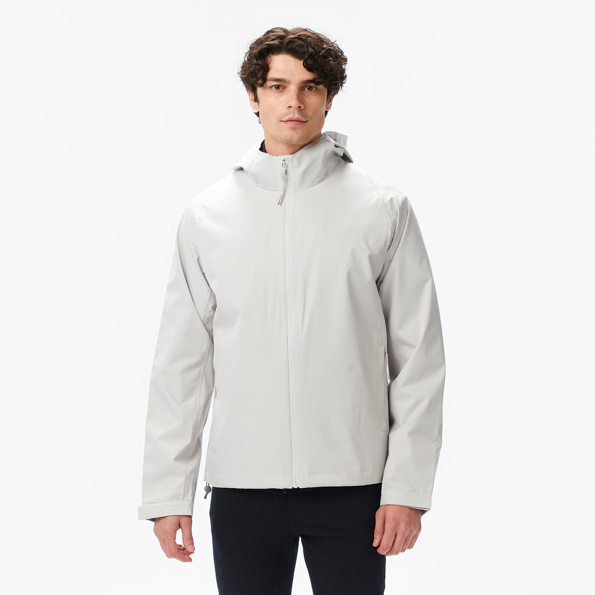 Nautica Regular Fit  Erkek Gri Yağmurluk