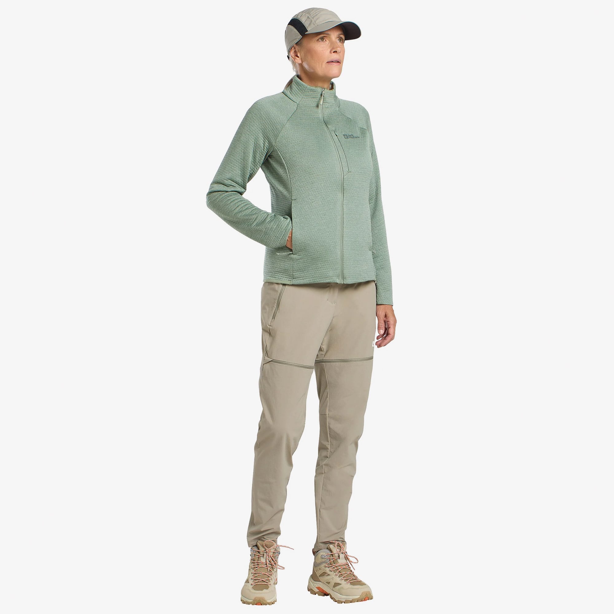 Jack Wolfskin Vojo Tour Texapore Mid Kadın Mavi Outdoor Bot