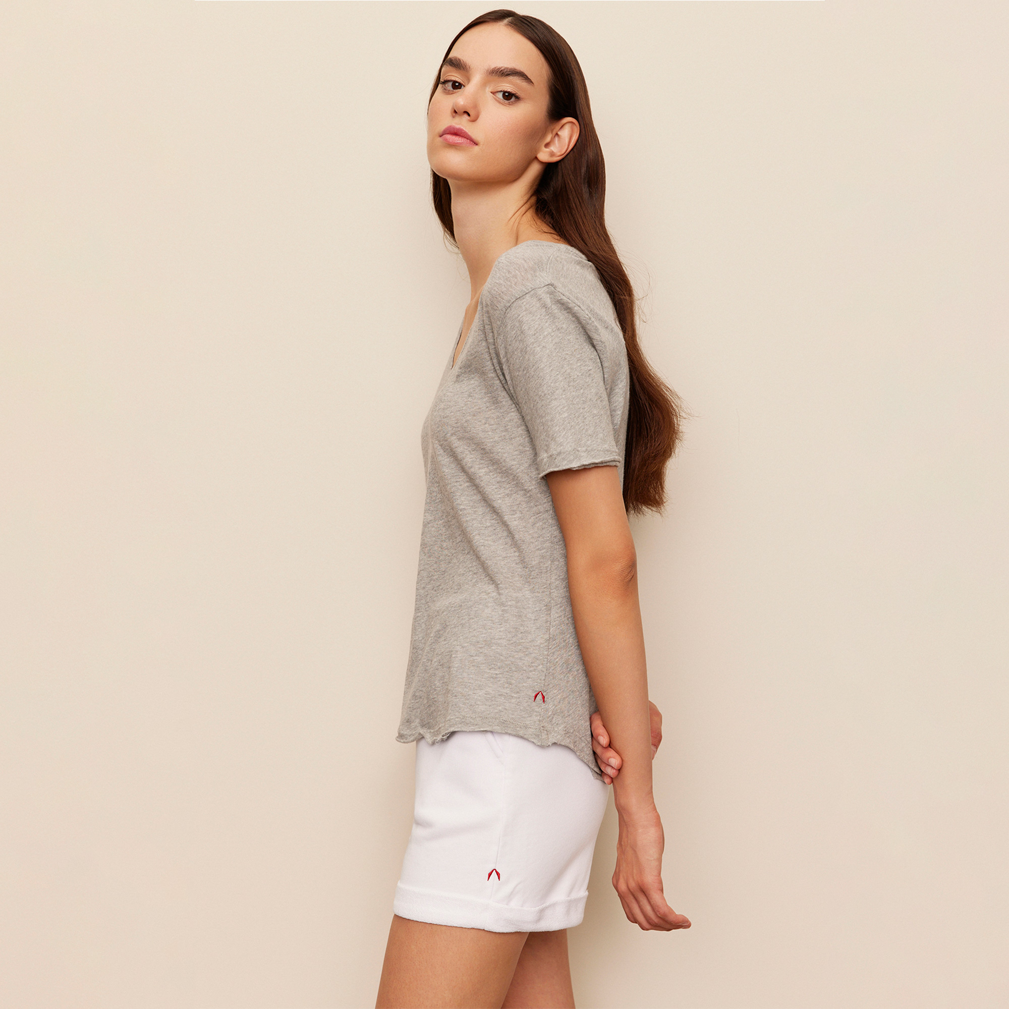 The Stay Line Kadın Gri T-Shirt