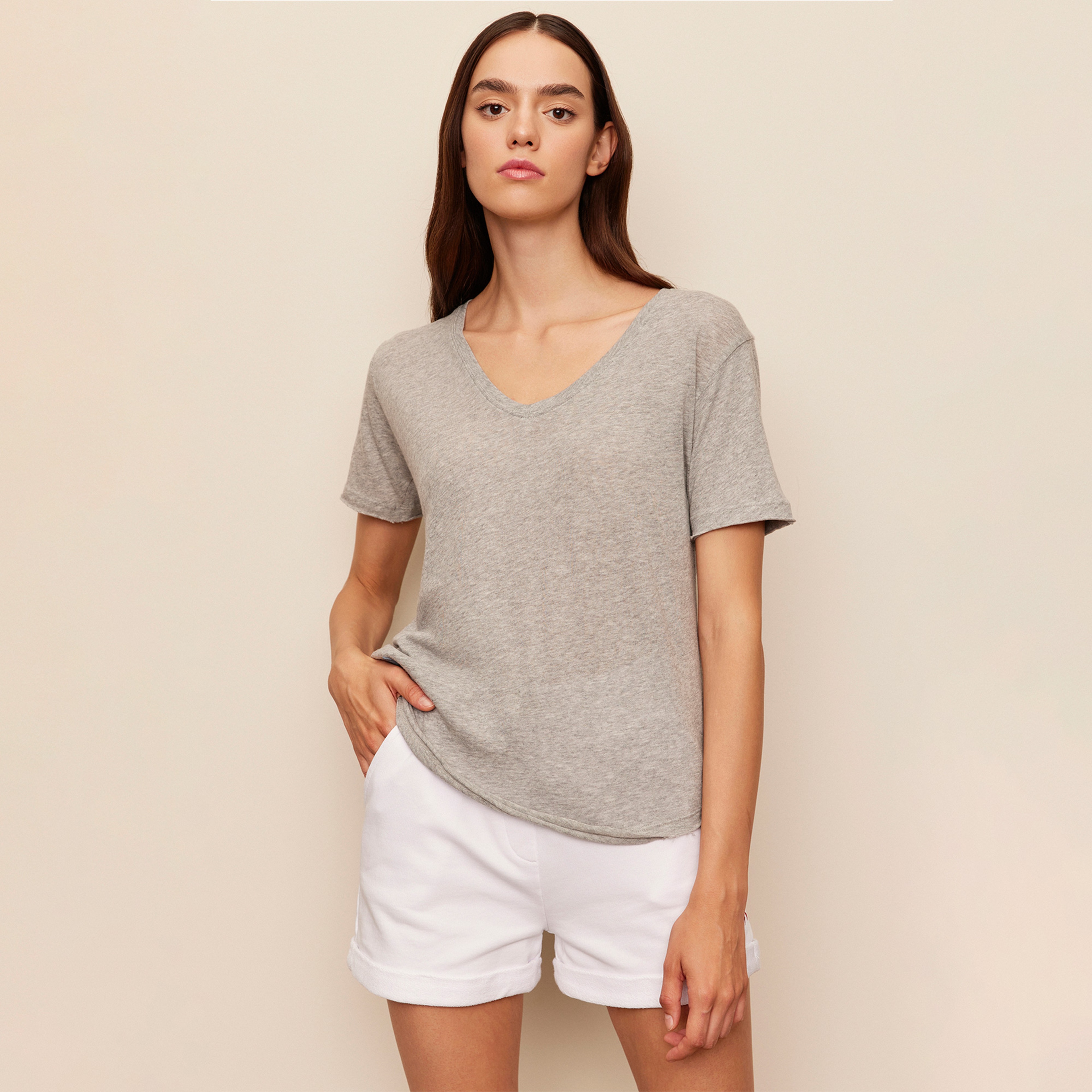 The Stay Line Kadın Gri T-Shirt