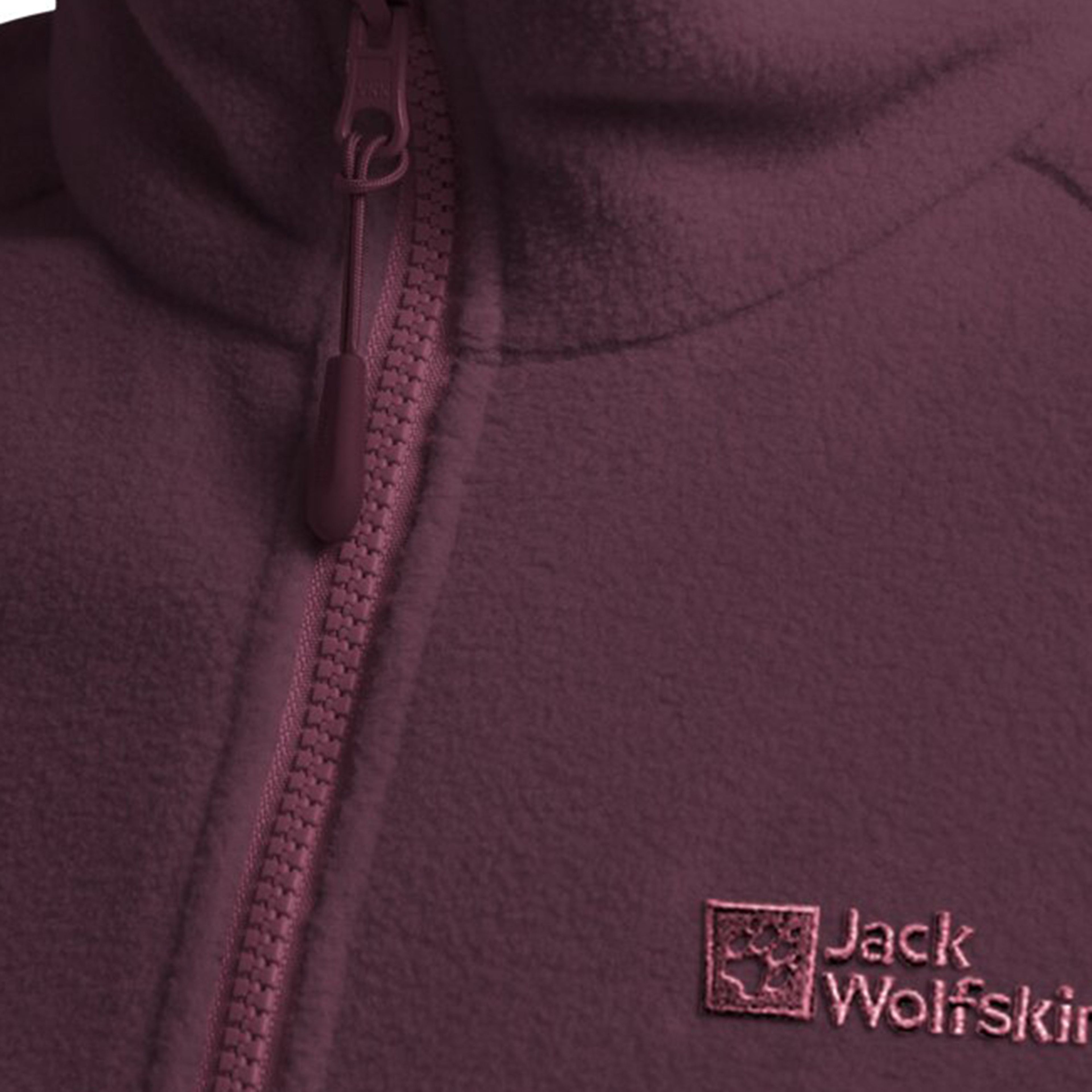 Jack Wolfskin Moonrise Full Zipped Kadın Mor Ceket