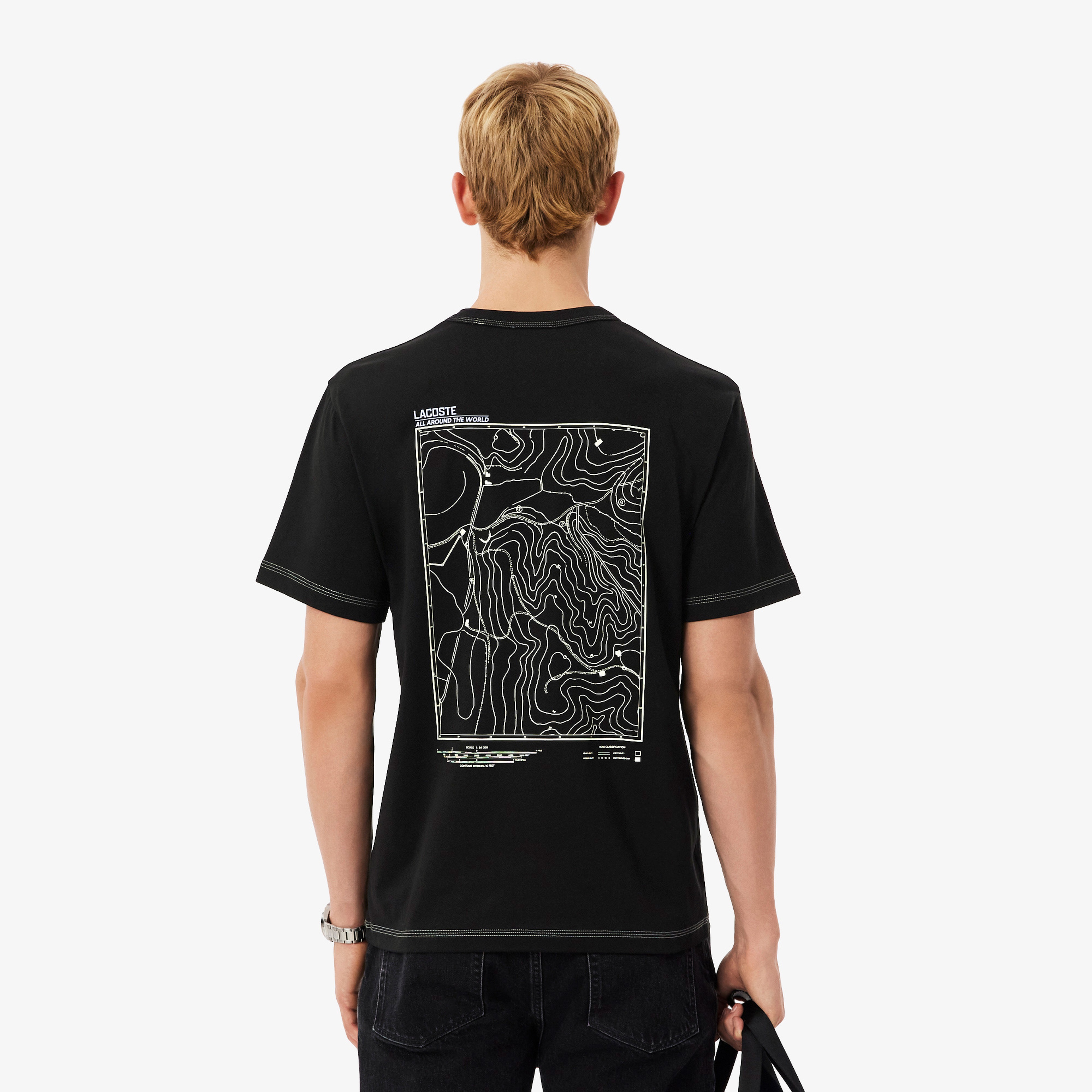 Lacoste Erkek Siyah T-Shirt