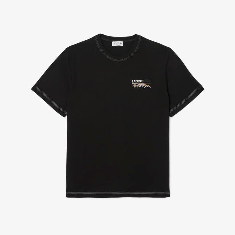 Lacoste Erkek Siyah T-Shirt