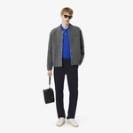Erkek Regular Fit Chino Koyu Mavi Pantolon