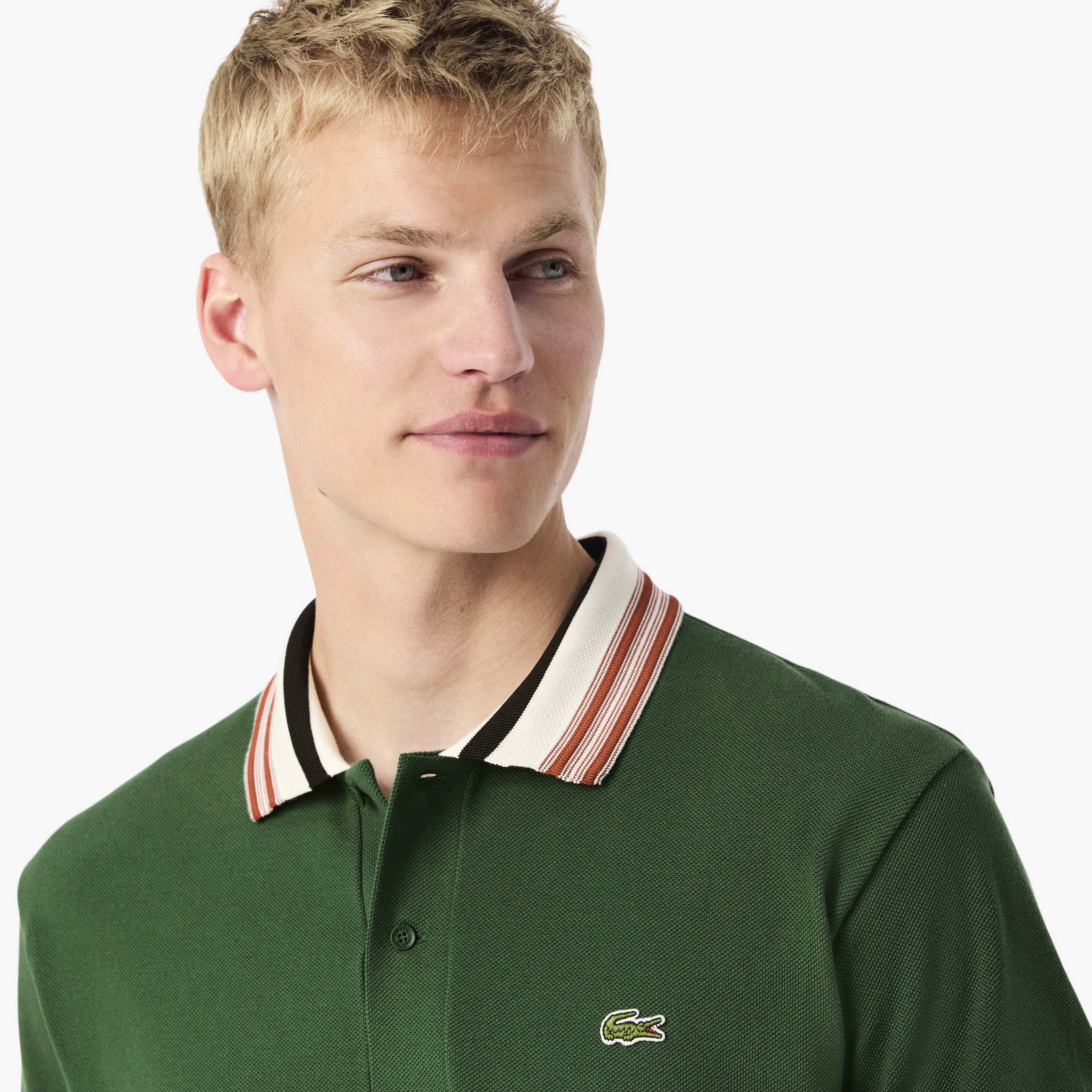 Lacoste Erkek Classic Fit Yeşil Polo