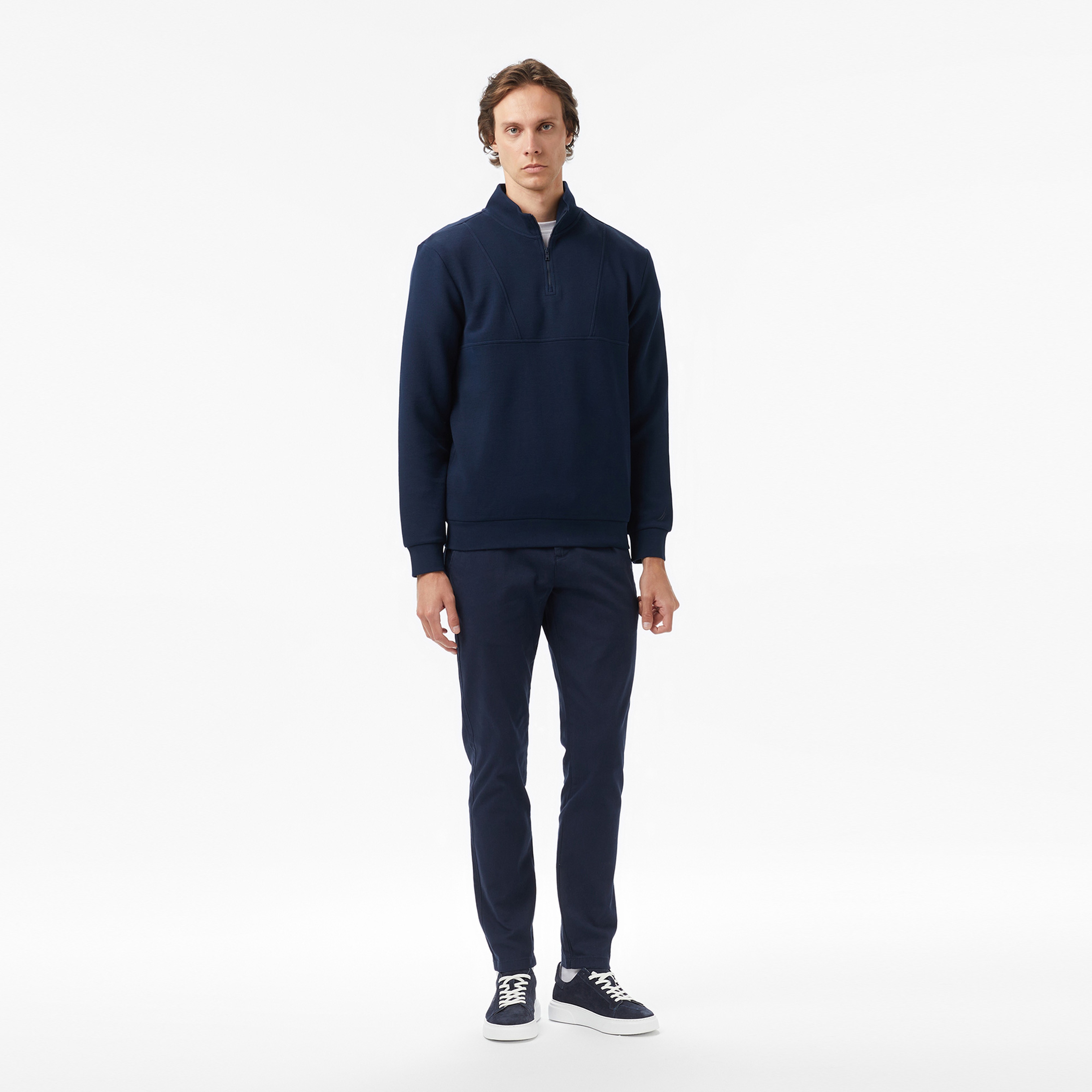 Nautica Erkek Lacivert Classic Fit Sweatshirt