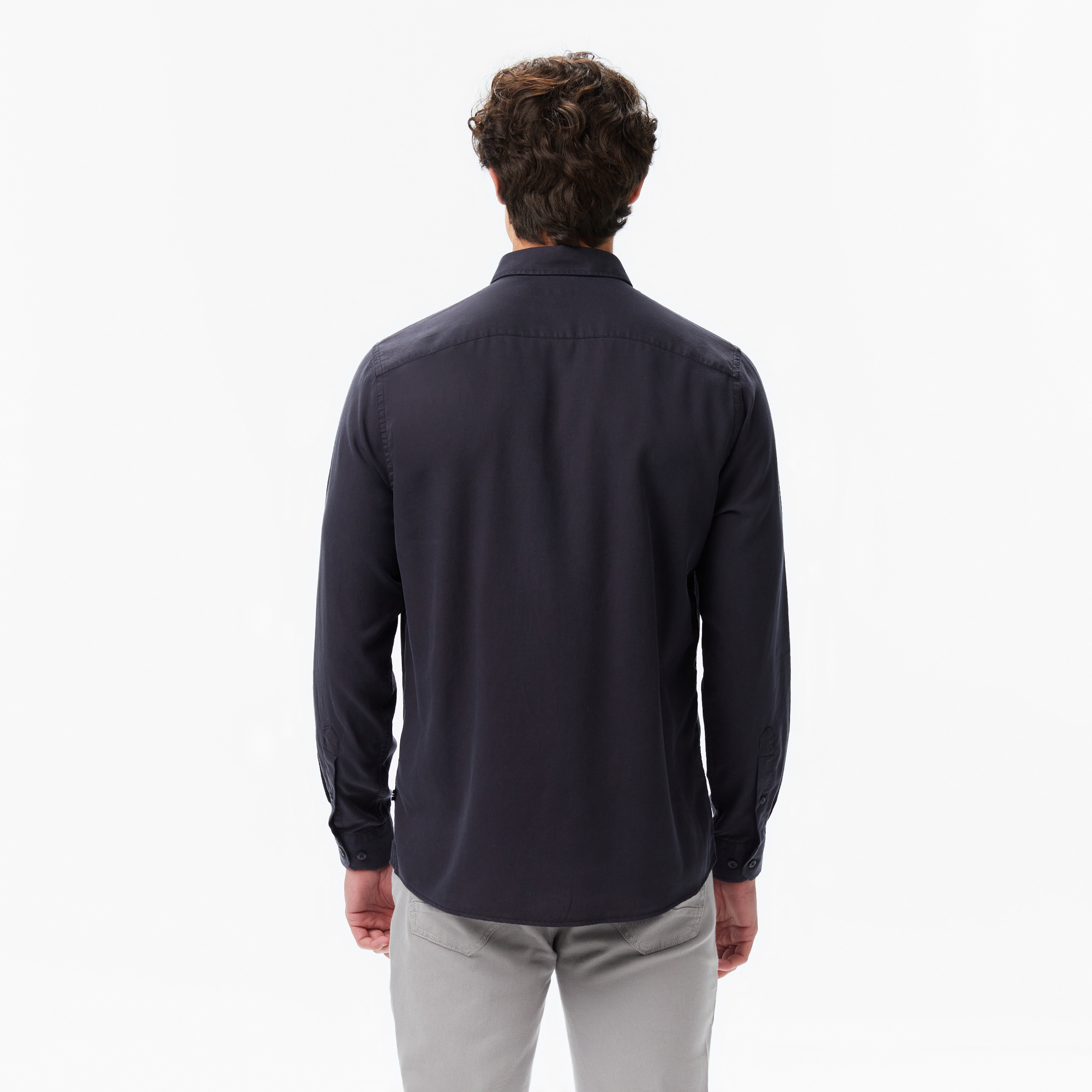 Nautica Erkek Siyah Classic Fit Gömlek