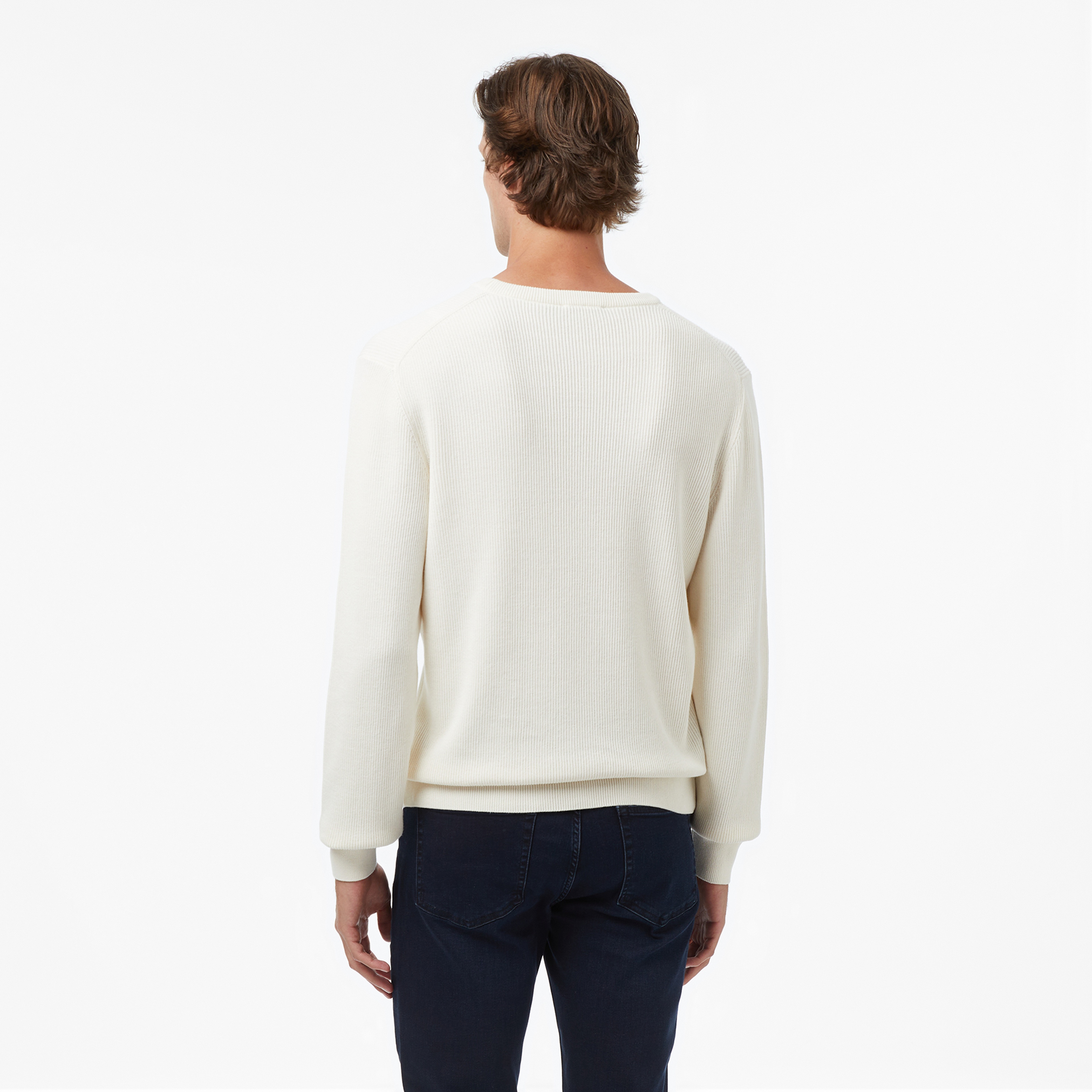 Nautica Erkek Krem Classic Fit Kazak