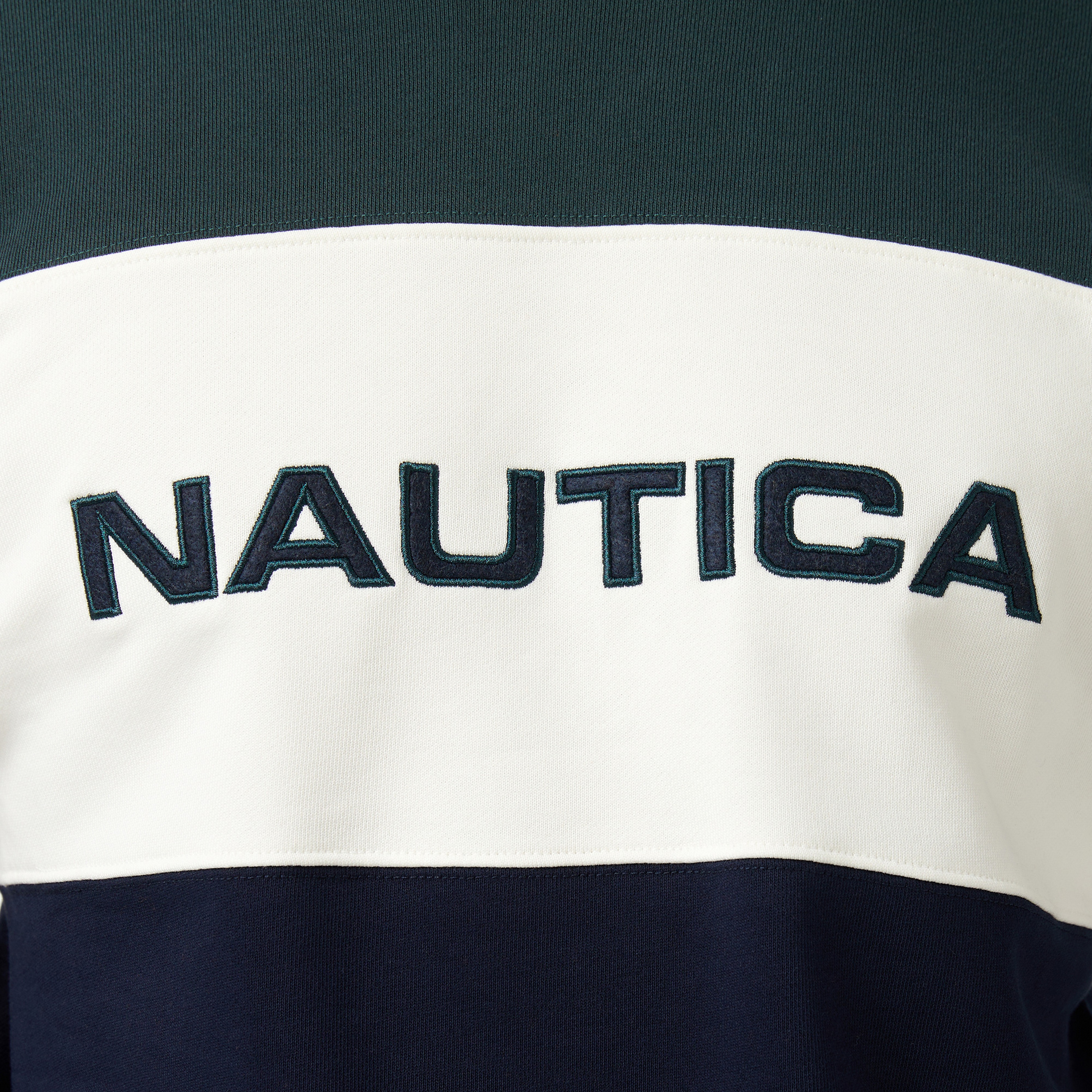Nautica Classic Fit Erkek Yeşil Sweatshirt
