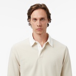 Nautica Erkek Bej Classic Fit Uzun Kollu Polo Yaka T-Shirt