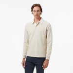Nautica Erkek Bej Classic Fit Uzun Kollu Polo Yaka T-Shirt