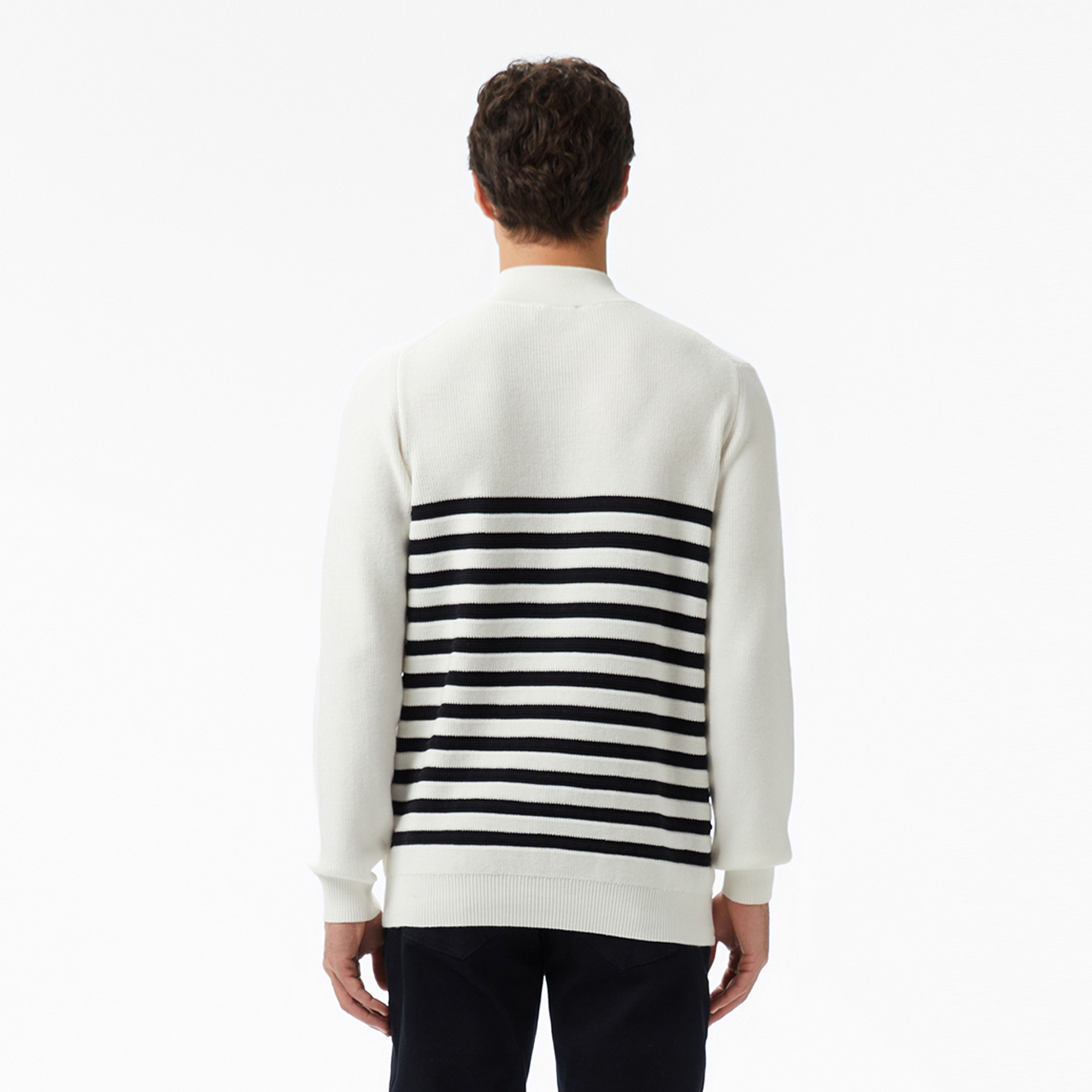 Nautica Erkek Krem Classic Fit Kazak