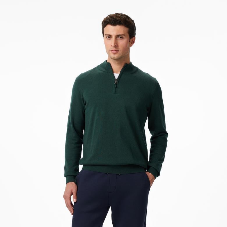 Nautica Erkek Yeşil Classic Fit Kazak