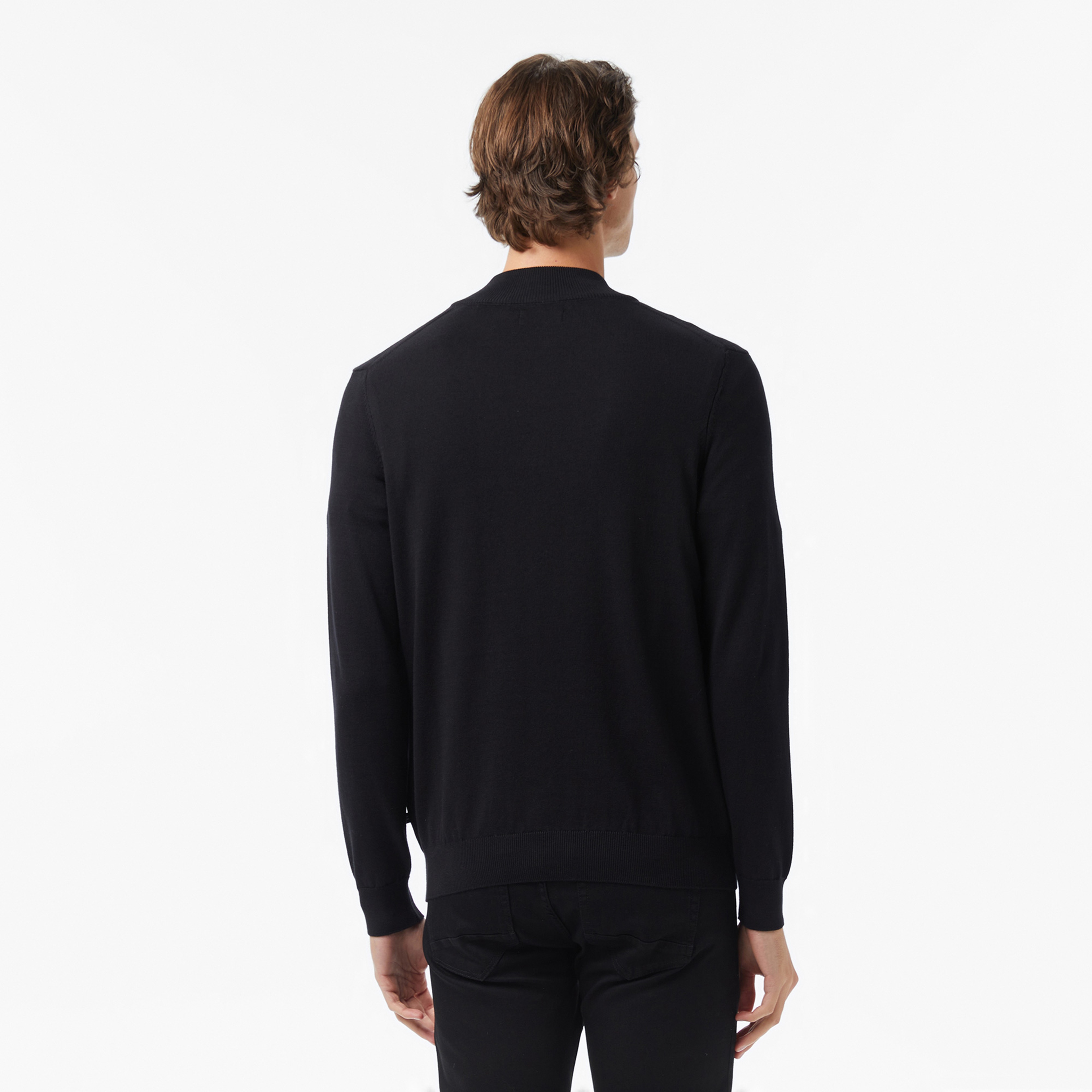 Nautica Erkek Siyah Classic Fit Kazak