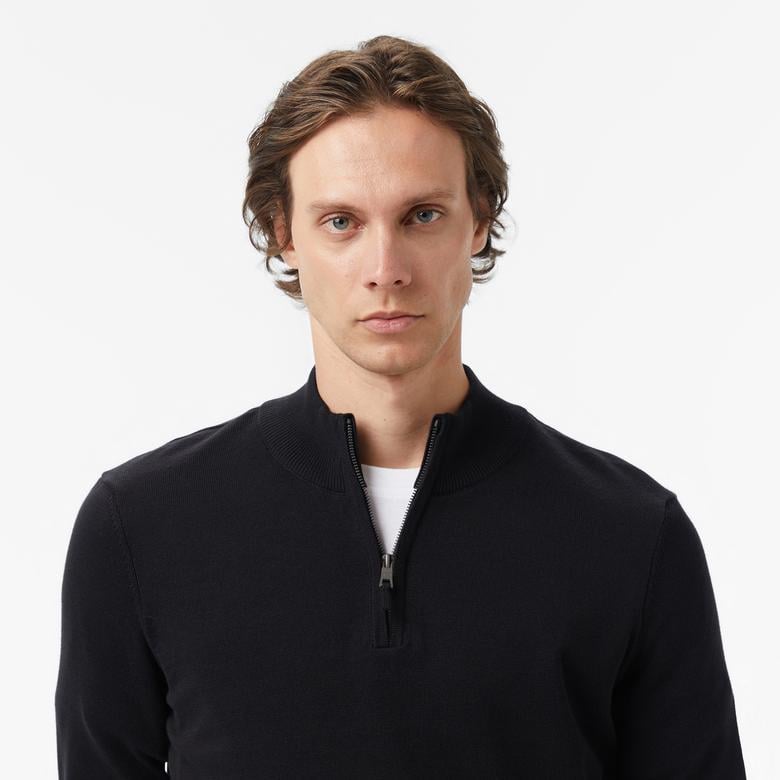 Nautica Erkek Siyah Classic Fit Kazak