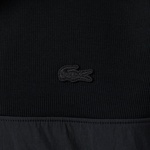 Erkek Classic Fit Yarım Fermuarlı Siyah Sweatshirt