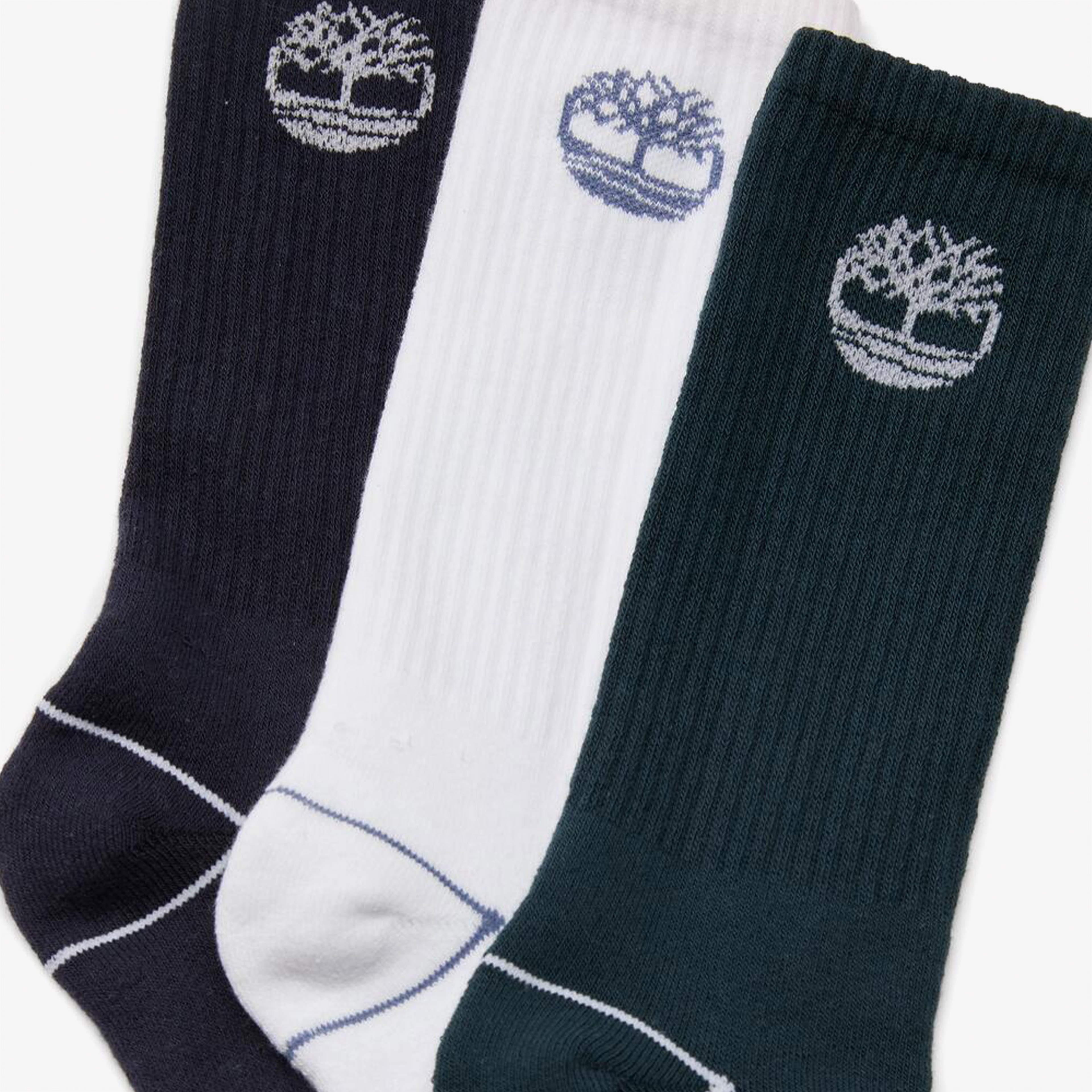 Timberland Bowden Unisex 3'lü Yeşil Çorap