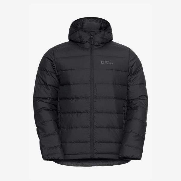 Jack Wolfskin Ather Down Hoody Erkek Siyah Ceket