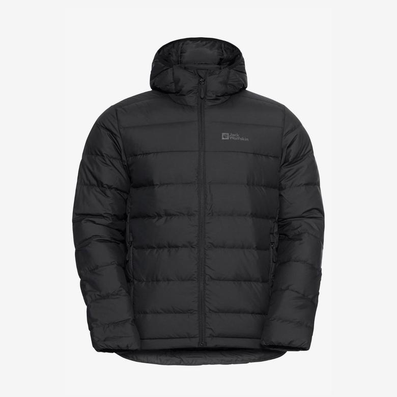 Jack Wolfskin Ather Down Hoody Erkek Siyah Ceket