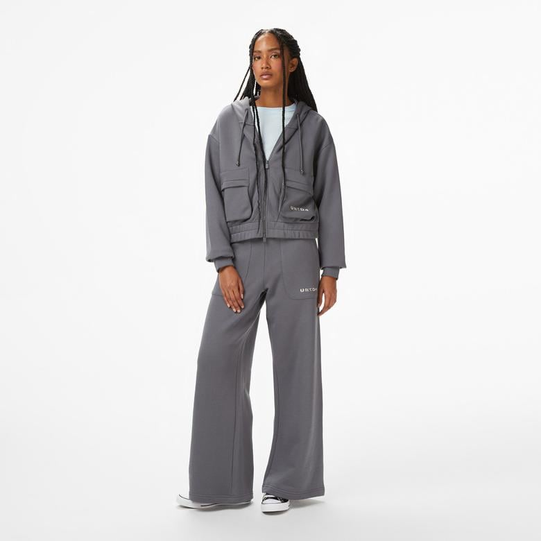 UNITED4 Kadın Gri Eşofman Altı