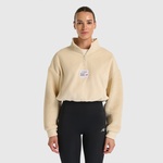 New Balance Kadın Bej Sweatshirt