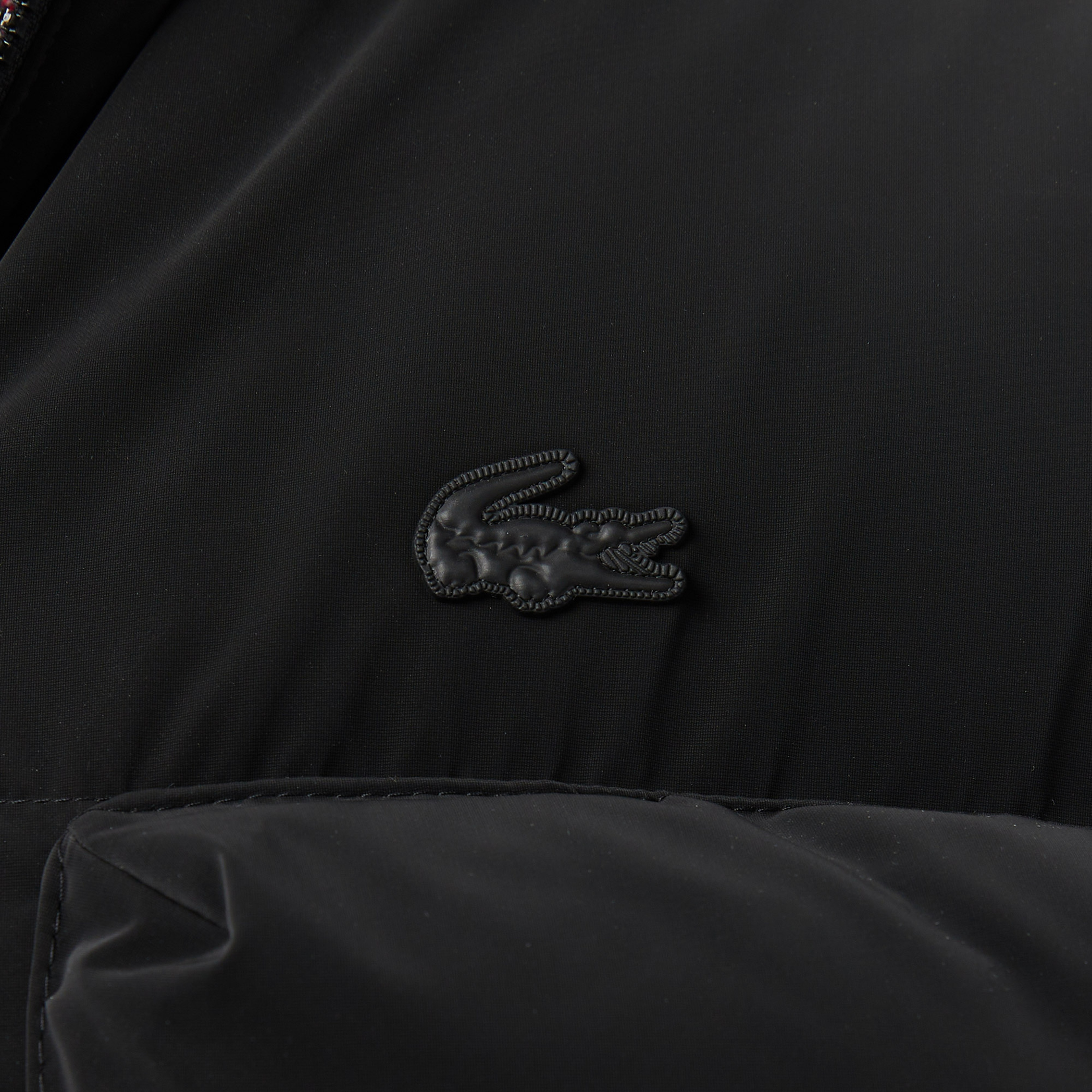 Erkek Kapüşonlu Siyah Mont