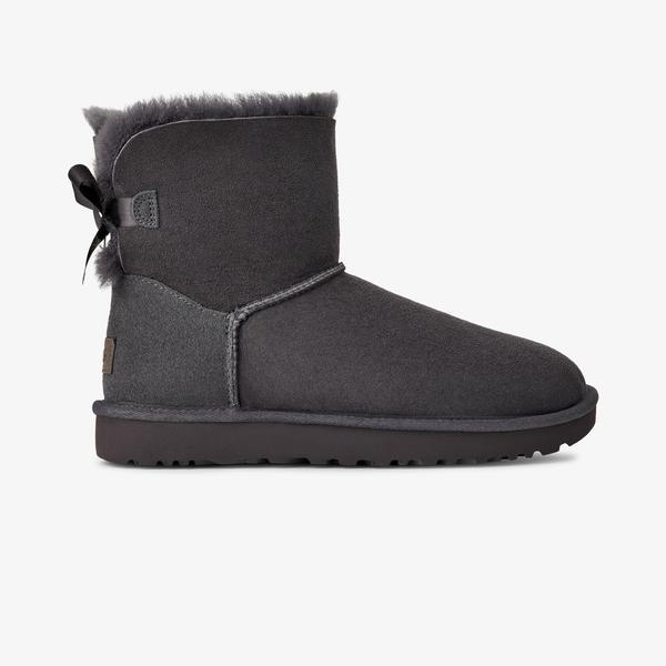 UGG Mini Bailey Bow Kadın Gri Bot