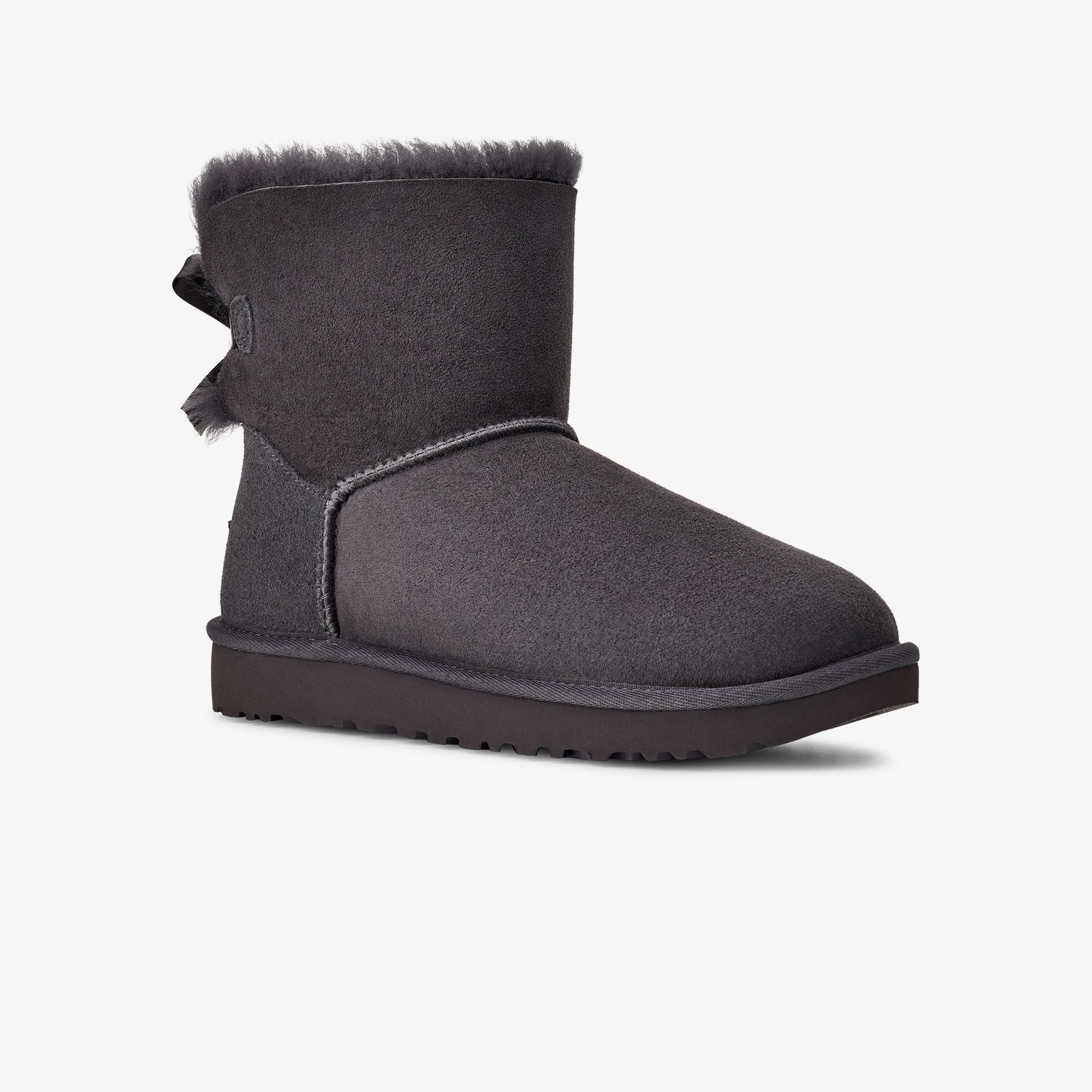 UGG Mini Bailey Bow Kadın Gri Bot